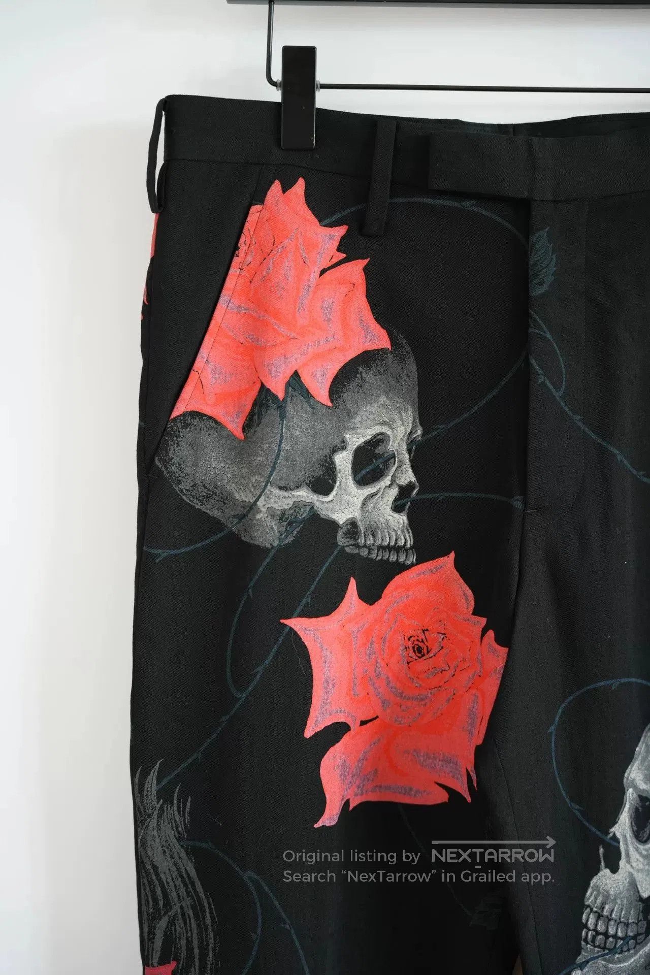 Yohji Yamamoto Yohji Yamamoto Rose Skull Trousers. Size US 44 / EU 60 - 4 Thumbnail