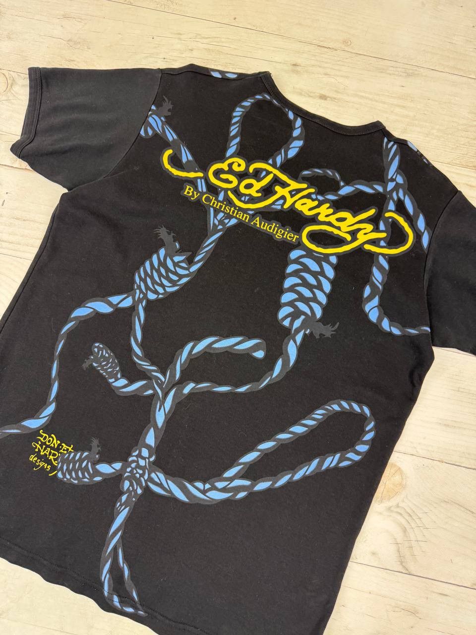 Christian Audigier Ed Hardy By Christian Audigier Live And Rock T Shirt Size US XXL / EU 58 / 5 - 15 Thumbnail