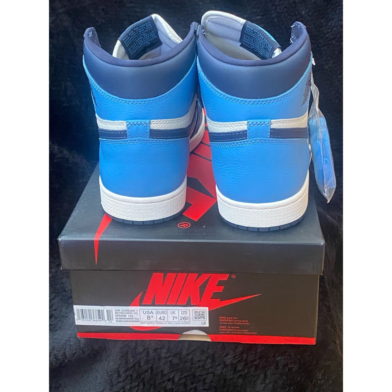Nike Air Jordan 1 Retro High OG ‘Obsidian’ sz m8.5 w10 Size US 8.5 / EU 41-42 - 4 Thumbnail