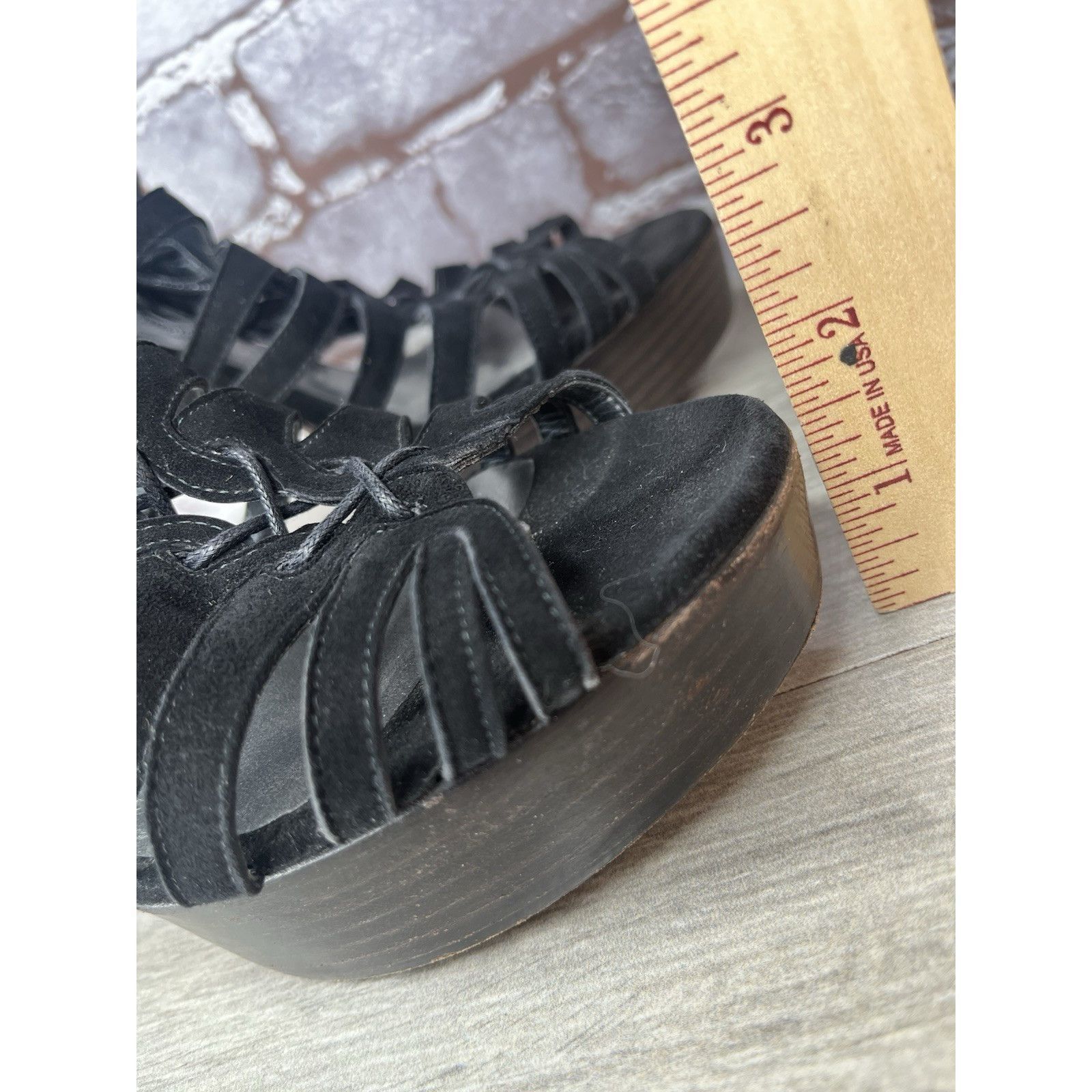 Stuart Weitzman Stuart Weitzman Black Suede Leather Caged Stiletto Heels Wom Size US 6 / IT 36 - 12 Thumbnail