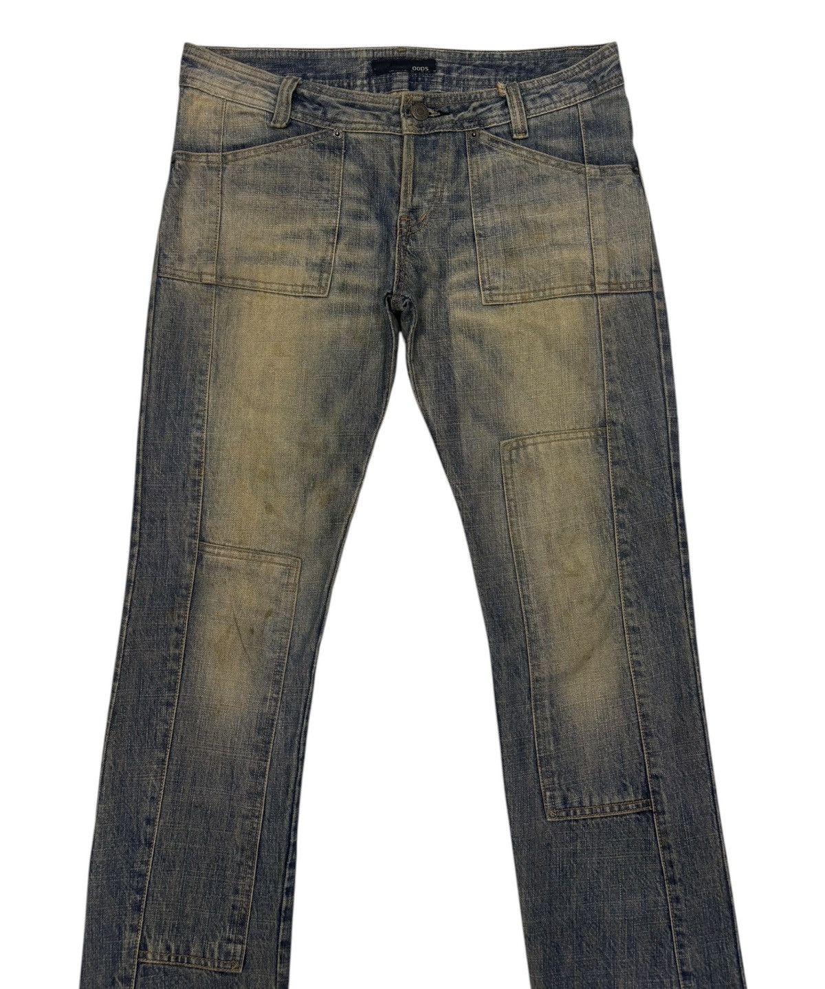 If Six Was Nine Vintage Japanese Kinky Style Mud Wash Jeans Oops West Point Size 32" / US 10 / IT 46 - 5 Thumbnail
