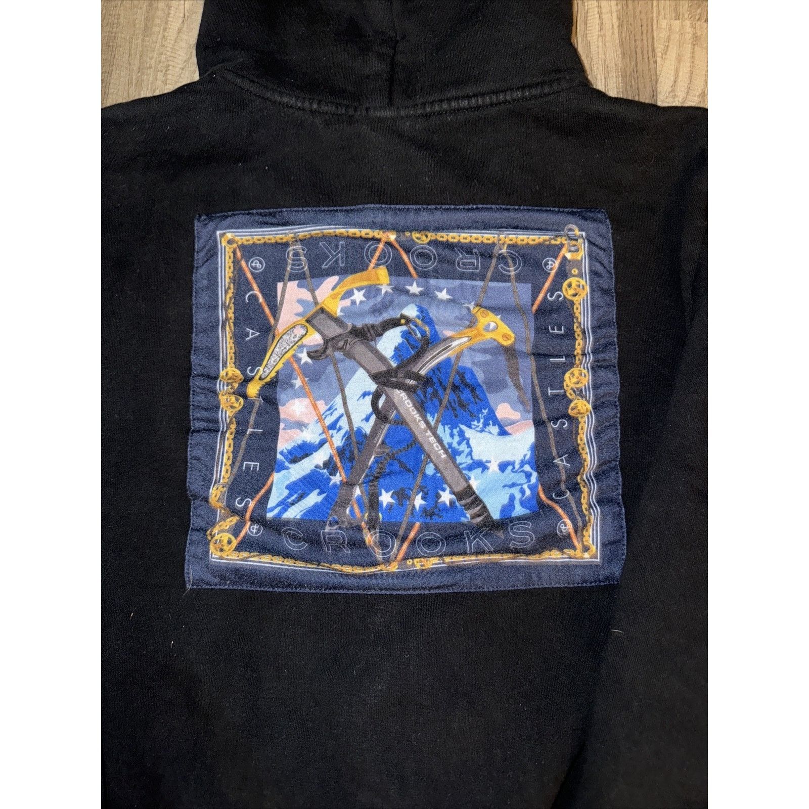 Crooks & Castles Crooks And Castles Full Zip Hoodie Sweatshirt Black M 20x23 Size US M / EU 48-50 / 2 - 5 Thumbnail