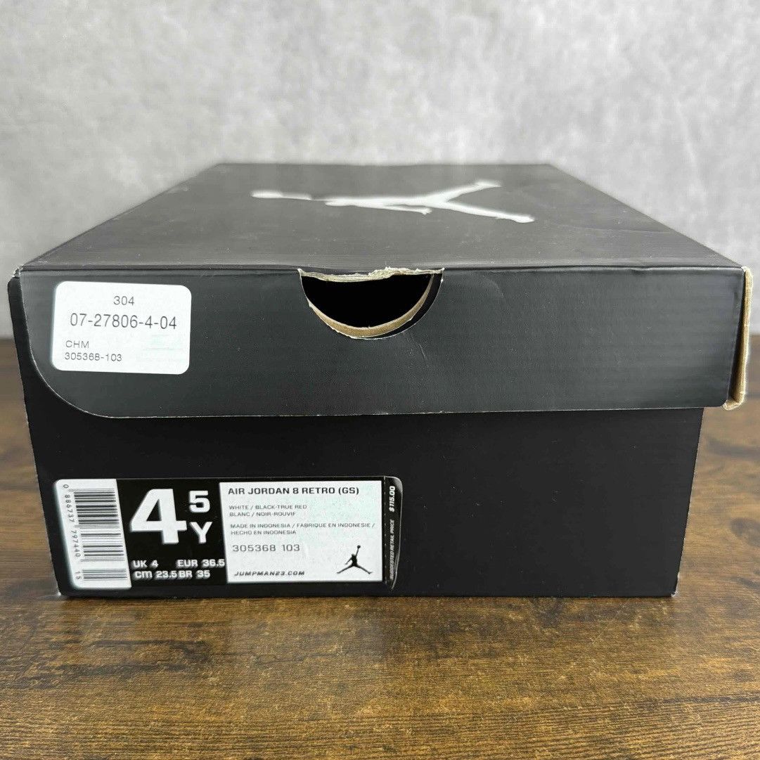 Jordan Brand Air Jordan 8 Retro Bugs Bunny Size 4.5 GS / 6W 305368-103 OG Size US 6 / IT 36 - 9 Thumbnail