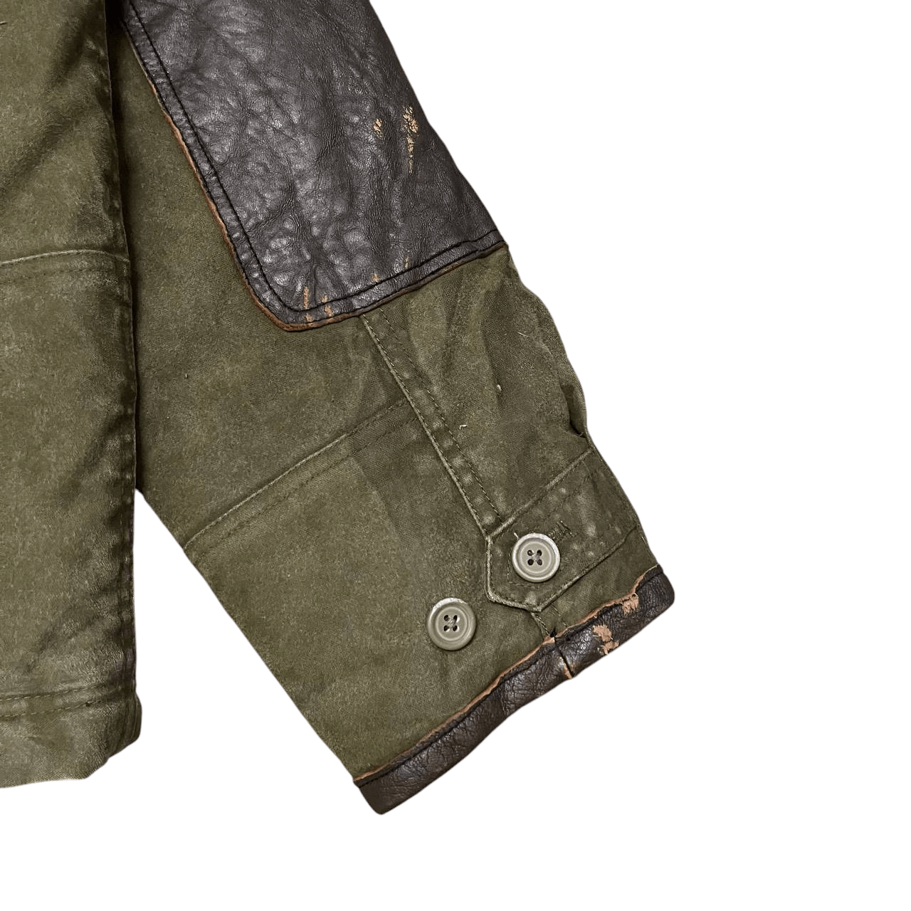 Avirex Vintage Avirex Moleskin Leather Part Deck Style Jacket Size US M / EU 48-50 / 2 - 14 Thumbnail