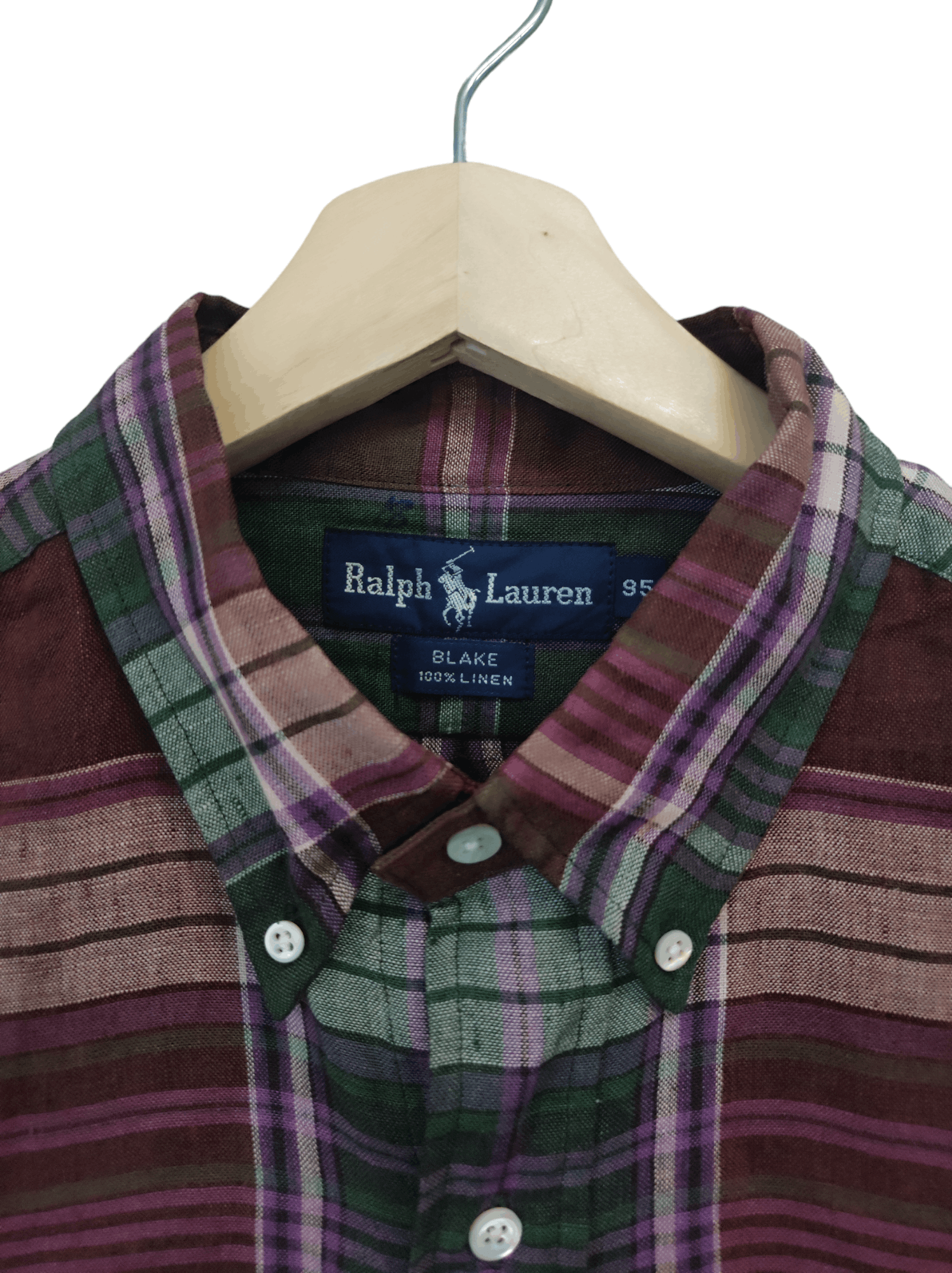 Polo Ralph Lauren × Vintage Vintage 90s Polo Ralph Lauren Line easy shirt PRL Size US L / EU 52-54 / 3 - 5 Thumbnail