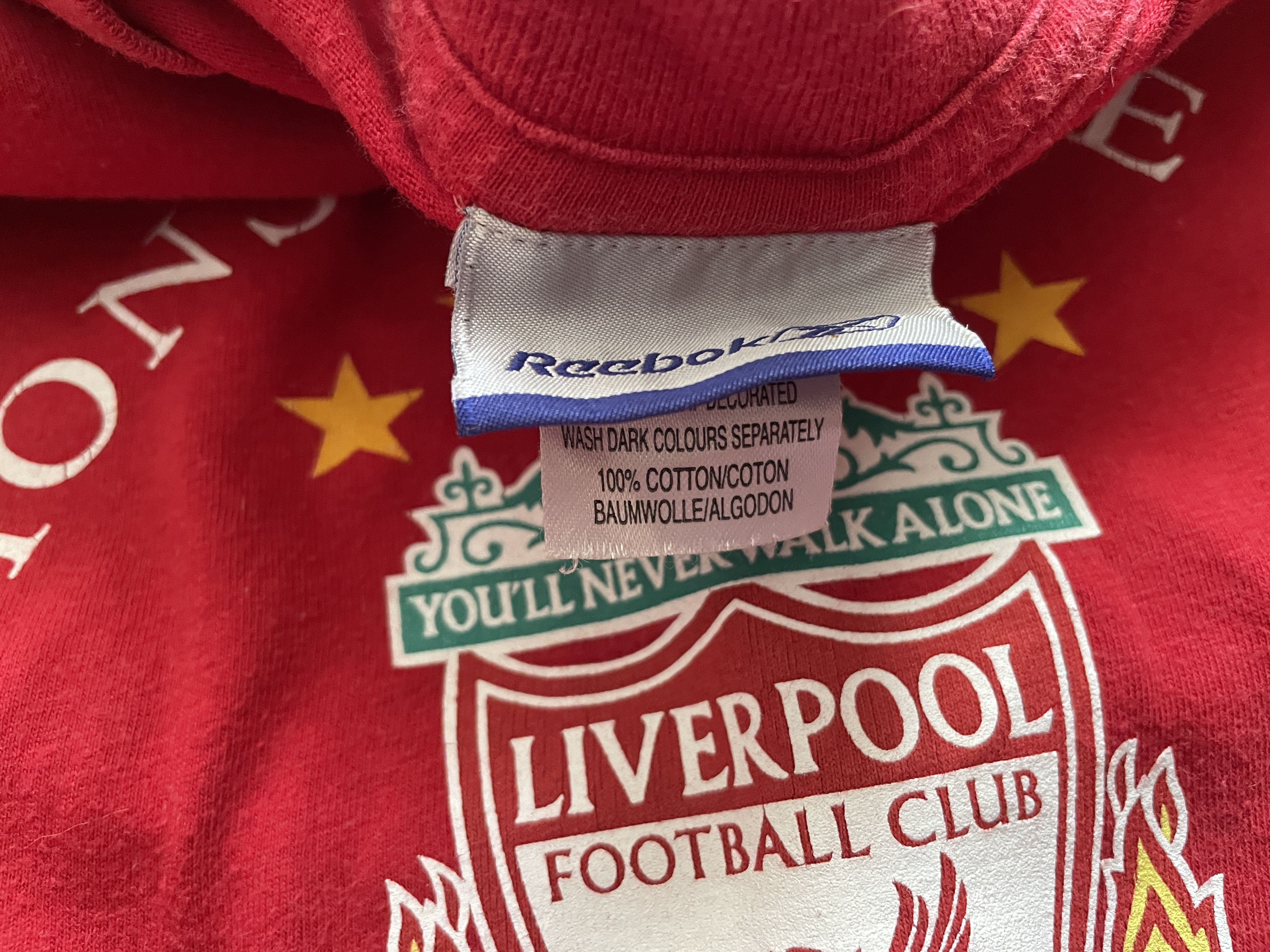Reebok Vintage Liverpool Stambul Champions Jersey Shirt Football Size US L / EU 52-54 / 3 - 3 Thumbnail