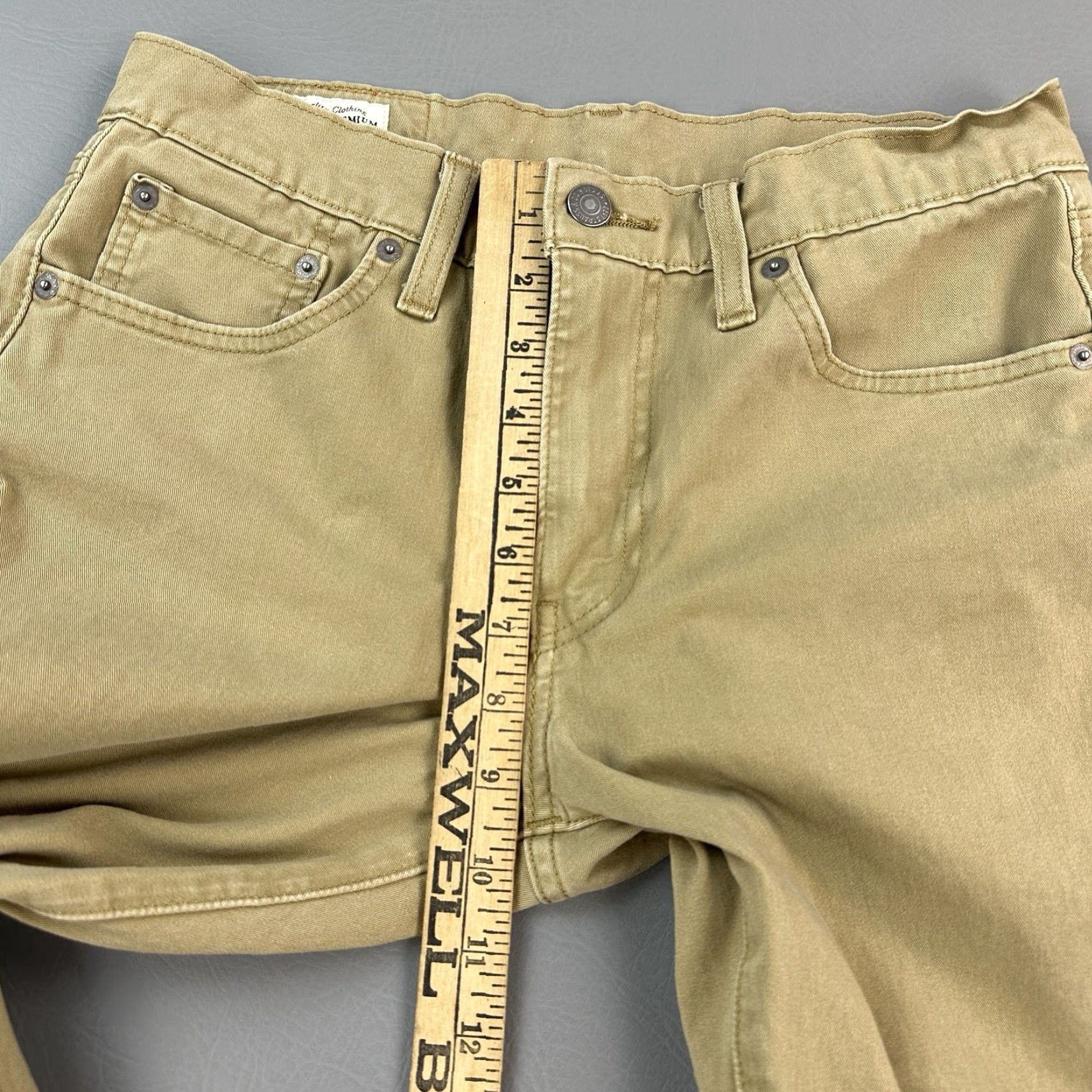 Levi's Levis 511 Premium Pants Mens 30x32 Tan Slim Fit Stretch White Tab Casual Size US 30 / EU 46 - 5 Thumbnail
