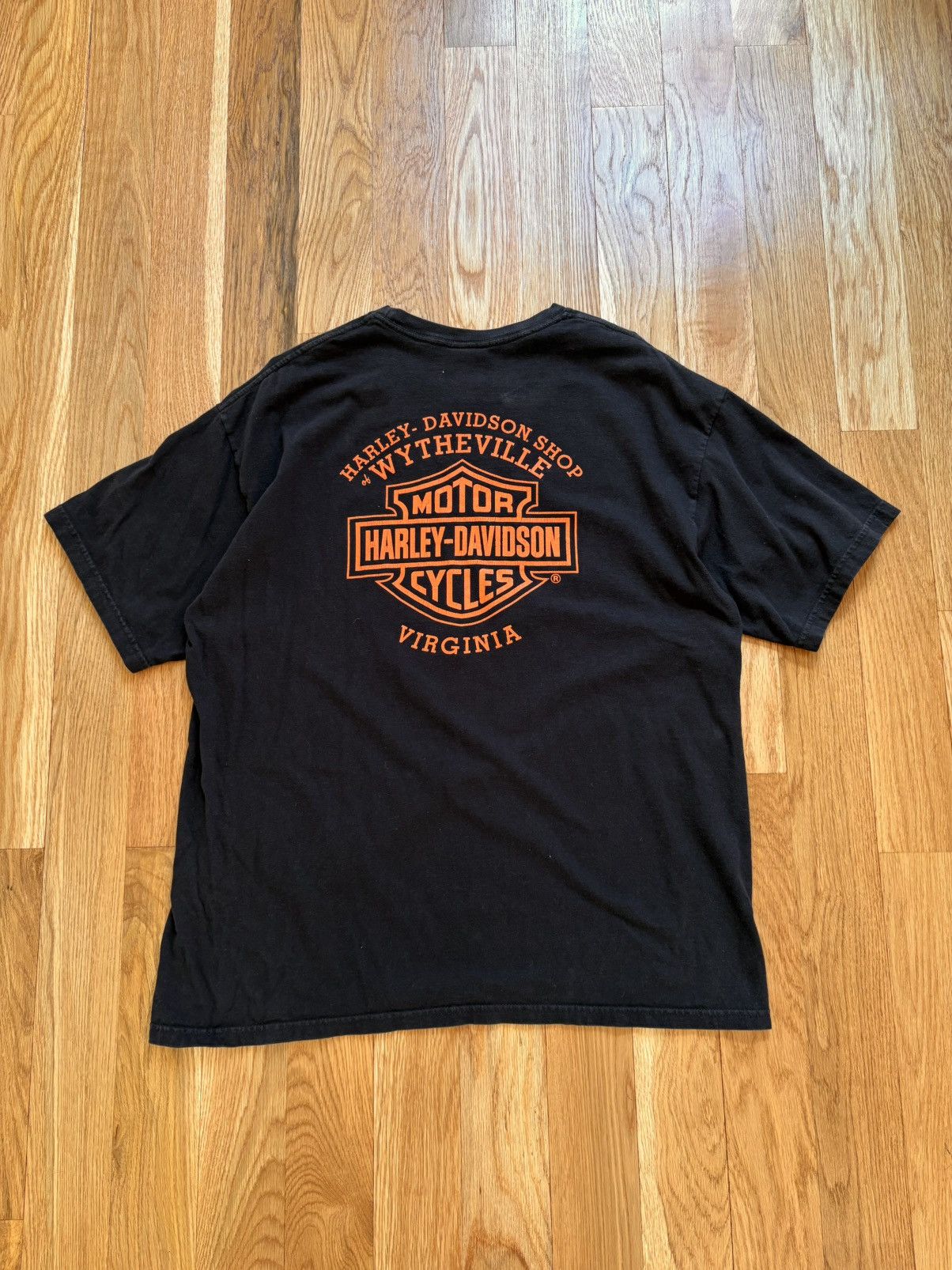 Harley Davidson Harley Davidson Vintage 90s Flaming Eagles Graphic Tee XL Size US XL / EU 56 / 4 - 5 Thumbnail