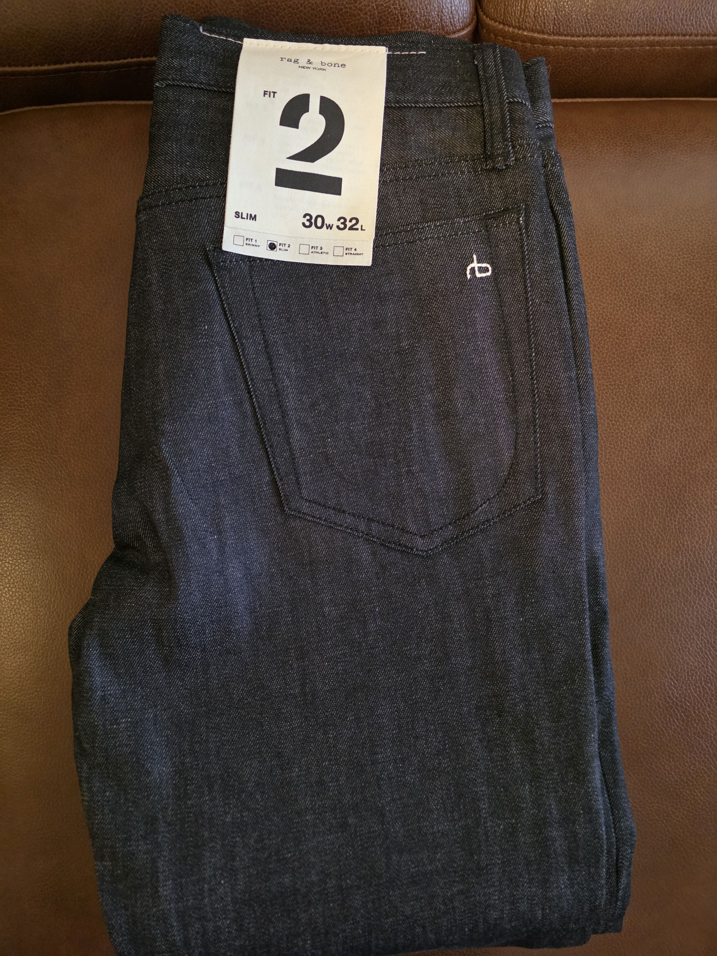 Rag & Bone Raw Denim Jeans Fit 2 Size US 30 / EU 46 - 1 Thumbnail