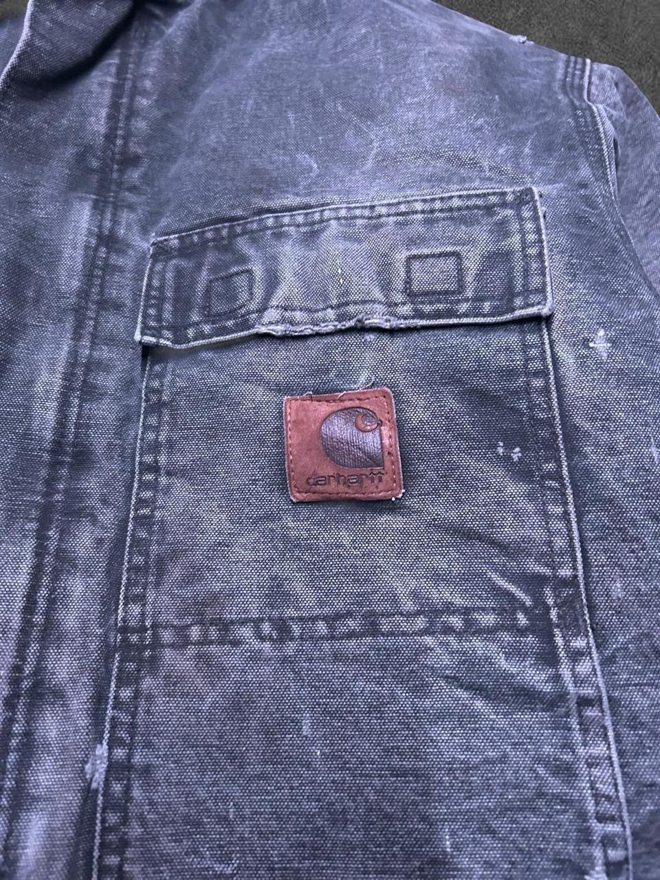 Carhartt Vintage carhartt workwear chore jacket insane distressing Size US L / EU 52-54 / 3 - 5 Thumbnail