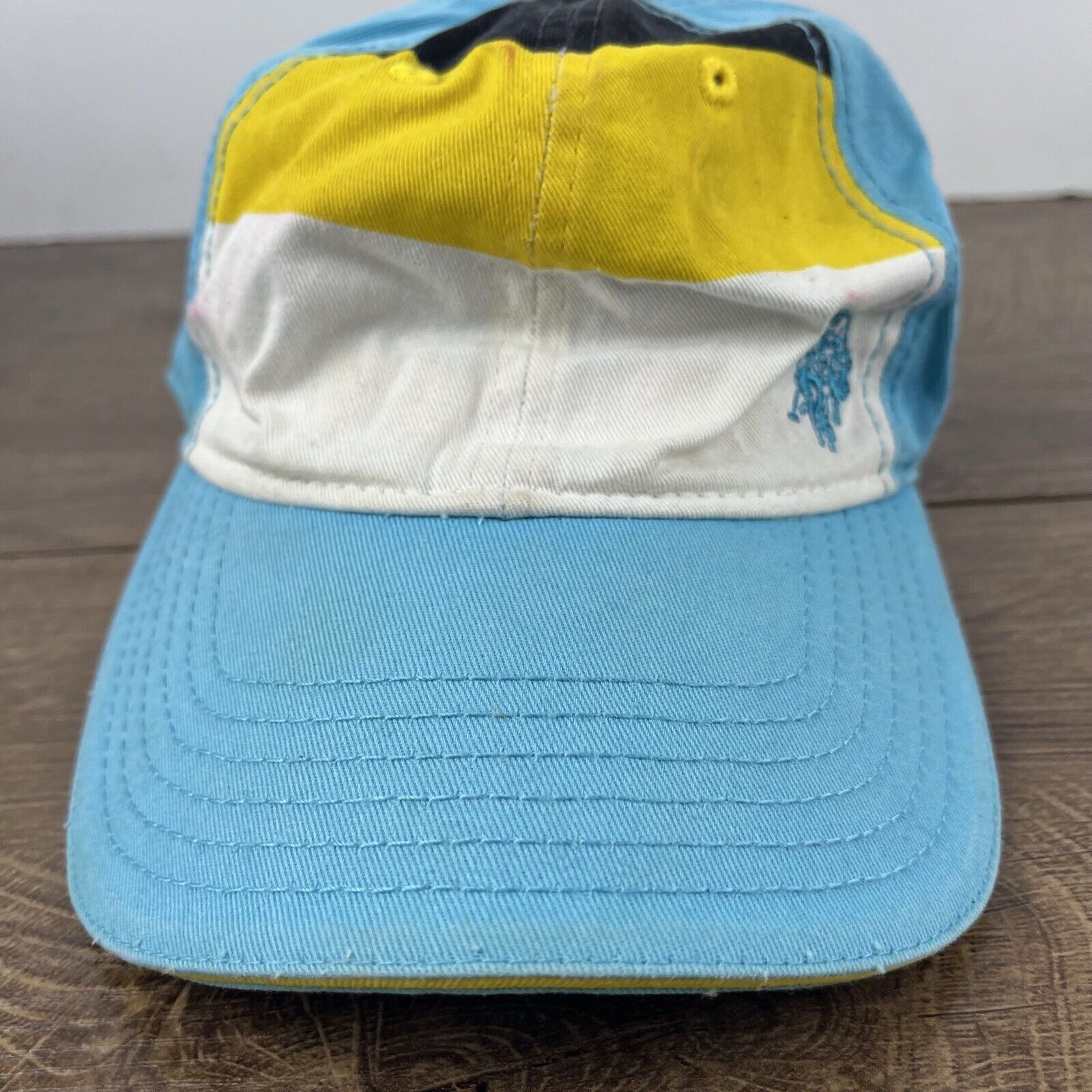 Other US Polo Assn. Hat Yellow Light Blue Adjustable Hat Blue Adul Size ONE SIZE - 6 Thumbnail