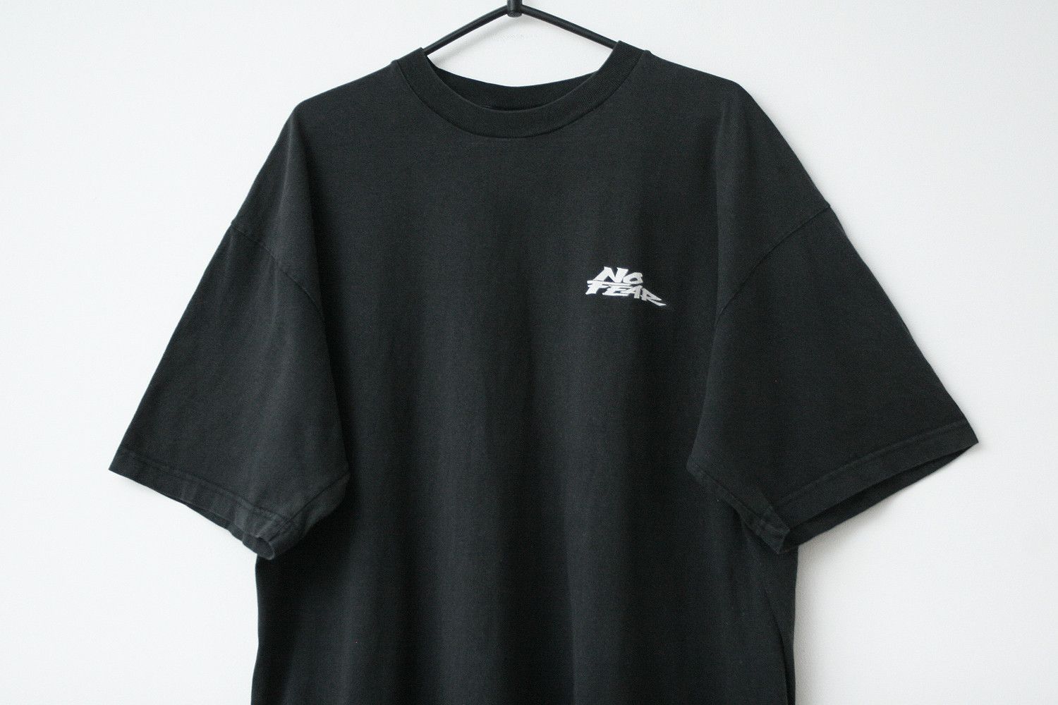 No Fear Vintage 90s No Fear Life is a contact sport Faded T Shirt Size US XL / EU 56 / 4 - 3 Thumbnail