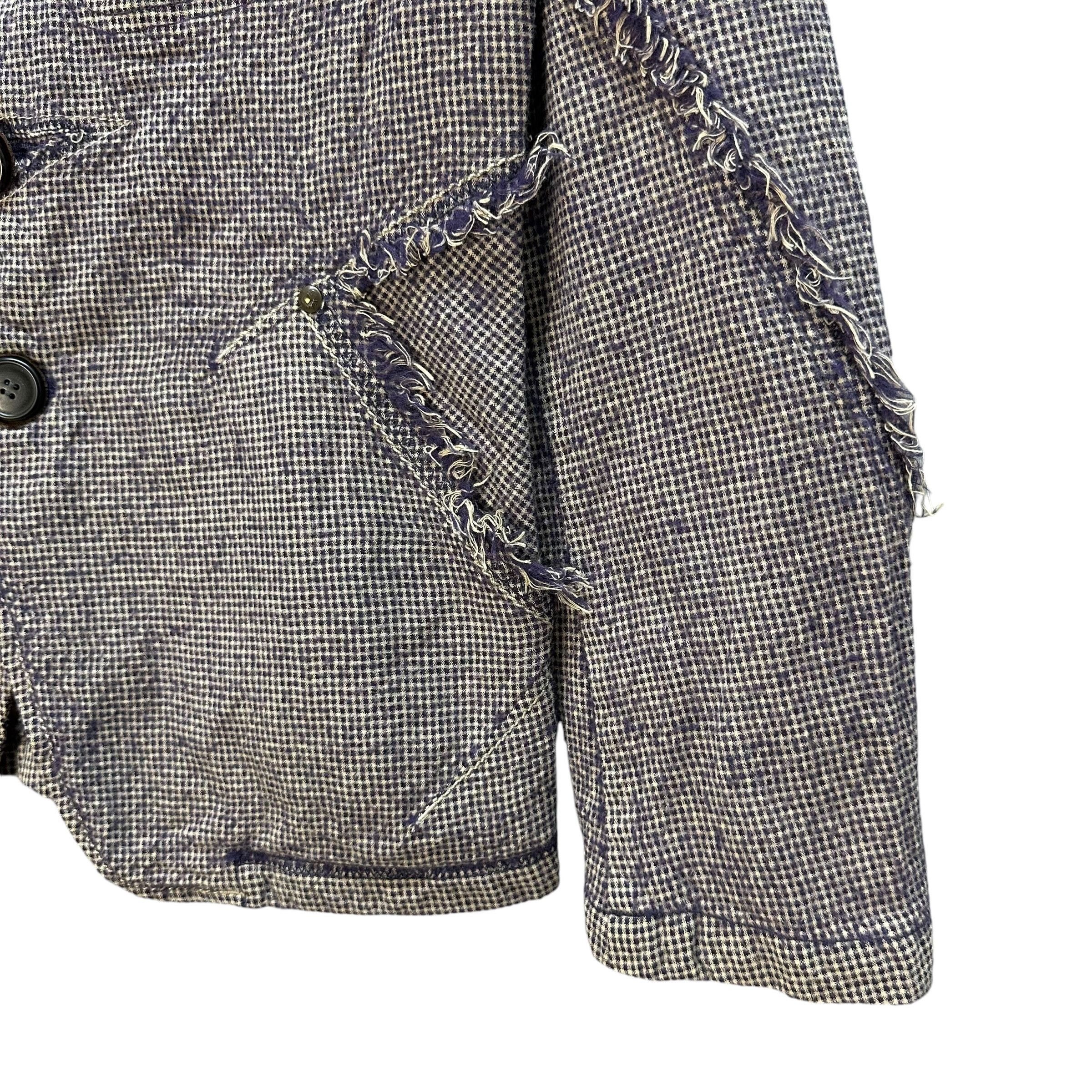 Marithe + Francois Girbaud MFG Deconstructed Designs Wool Crop Blazers #A53-1239 Size US S / EU 44-46 / 1 - 5 Thumbnail