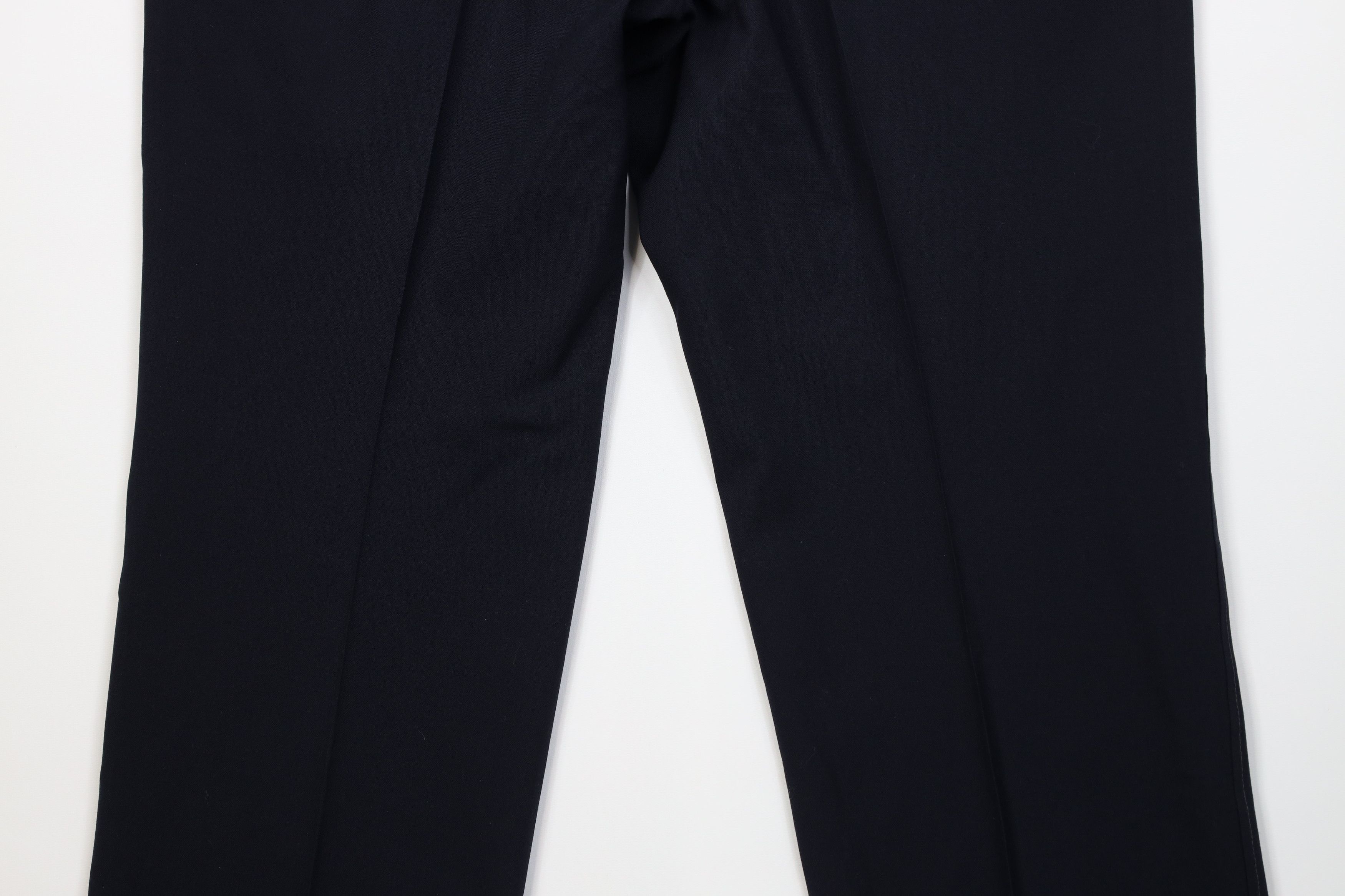 Lands' End Vintage 80s Lands End Wool Wide Leg Chino Pants Blue USA Size US 42 / EU 58 - 12 Thumbnail