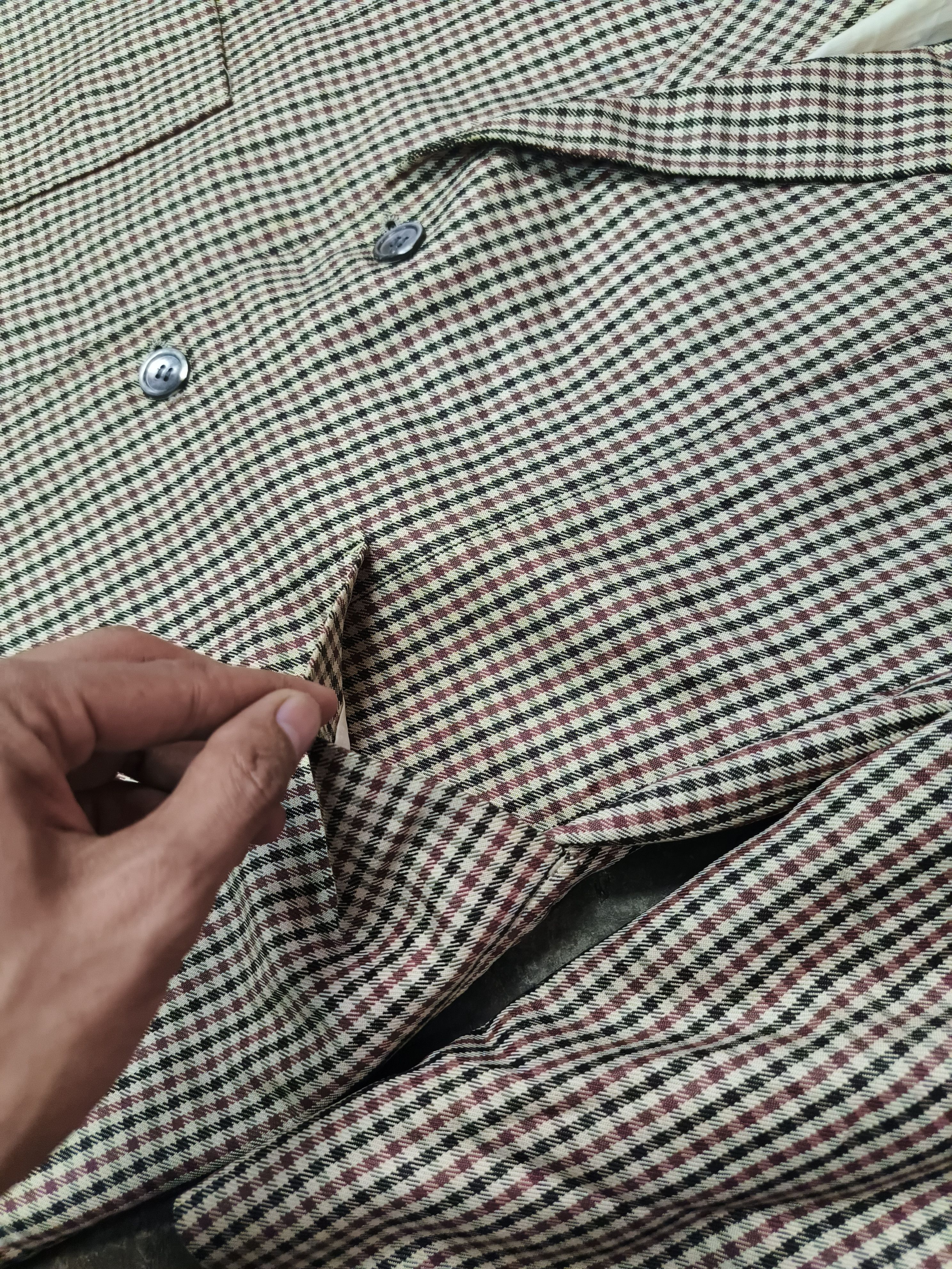 Yves Saint Laurent YSL YVES SAINT LAURENT PLAID BLAZER JACKET Size 44R - 5 Thumbnail