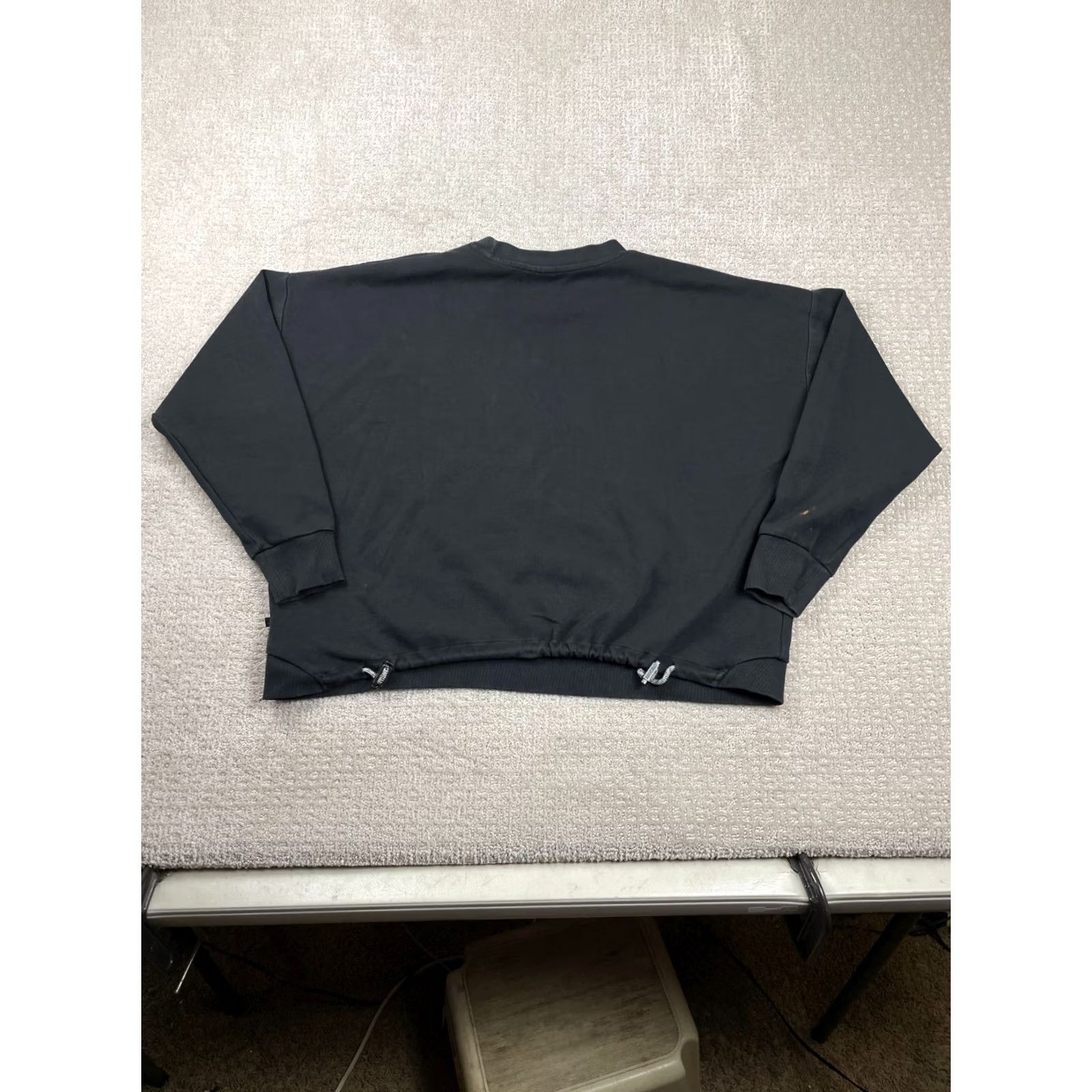 Gymshark Gymshark Sweatshirt Womens Large Black Cropped Crewneck Pullover Active Gym Top Size L / US 10 / IT 46 - 6 Thumbnail