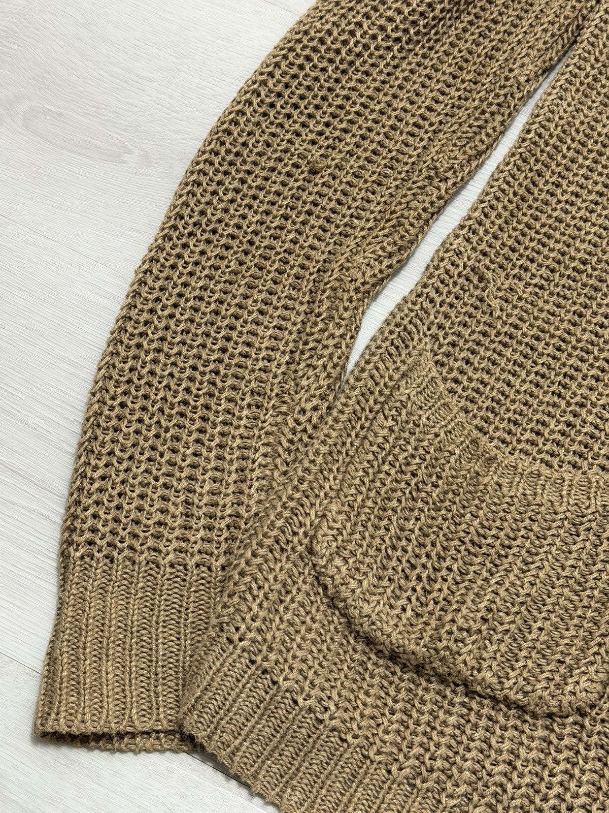 Denim & Supply Ralph Lauren Denim & Supply Ralph Lauren Cardigan Sweater Beige Linen M Size M / US 6-8 / IT 42-44 - 7 Thumbnail