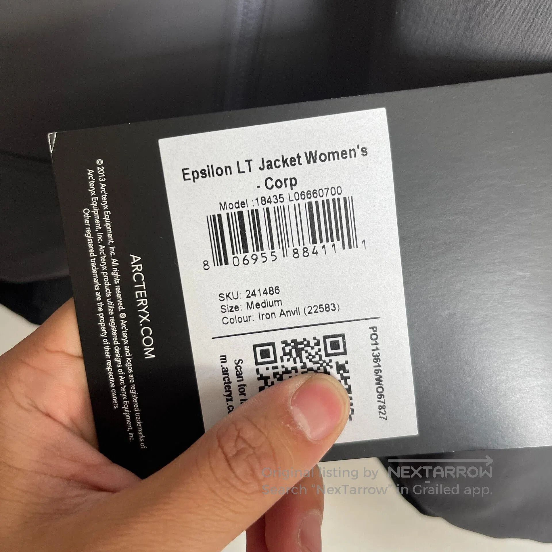 Arc'teryx Arcteryx Epsilon Jacket in Gray. Size US S / EU 44-46 / 1 - 2 Thumbnail