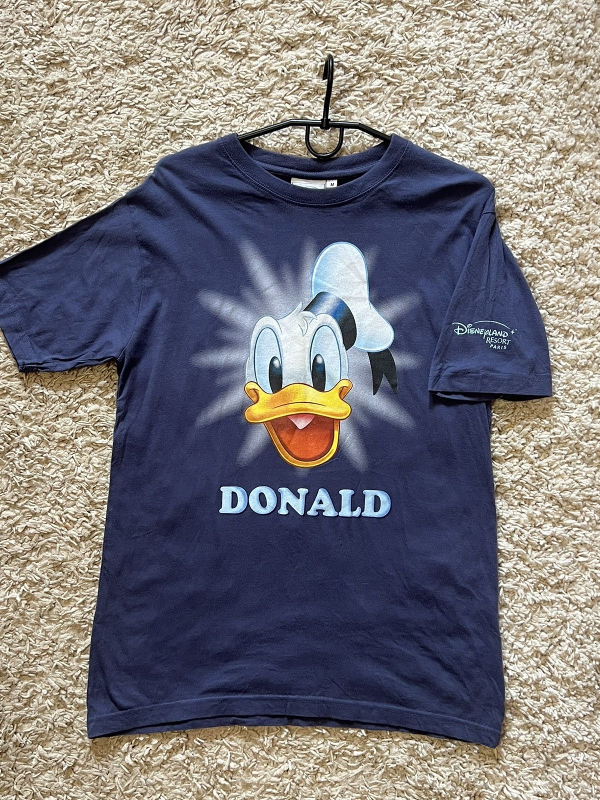 Vintage Vintage Donald Duck DisneyLand Paris movie tee rare Size US M / EU 48-50 / 2 - 1 Thumbnail