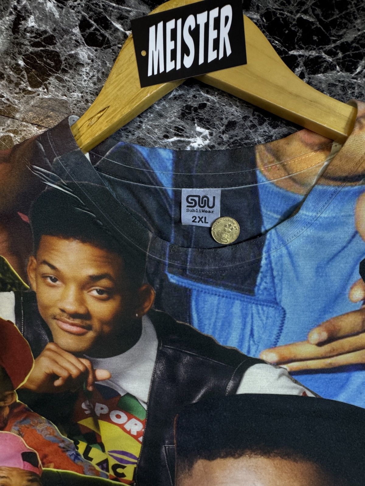Other Will Smith Vintage Bootleg Tshirt Size US XXL / EU 58 / 5 - 2 Thumbnail