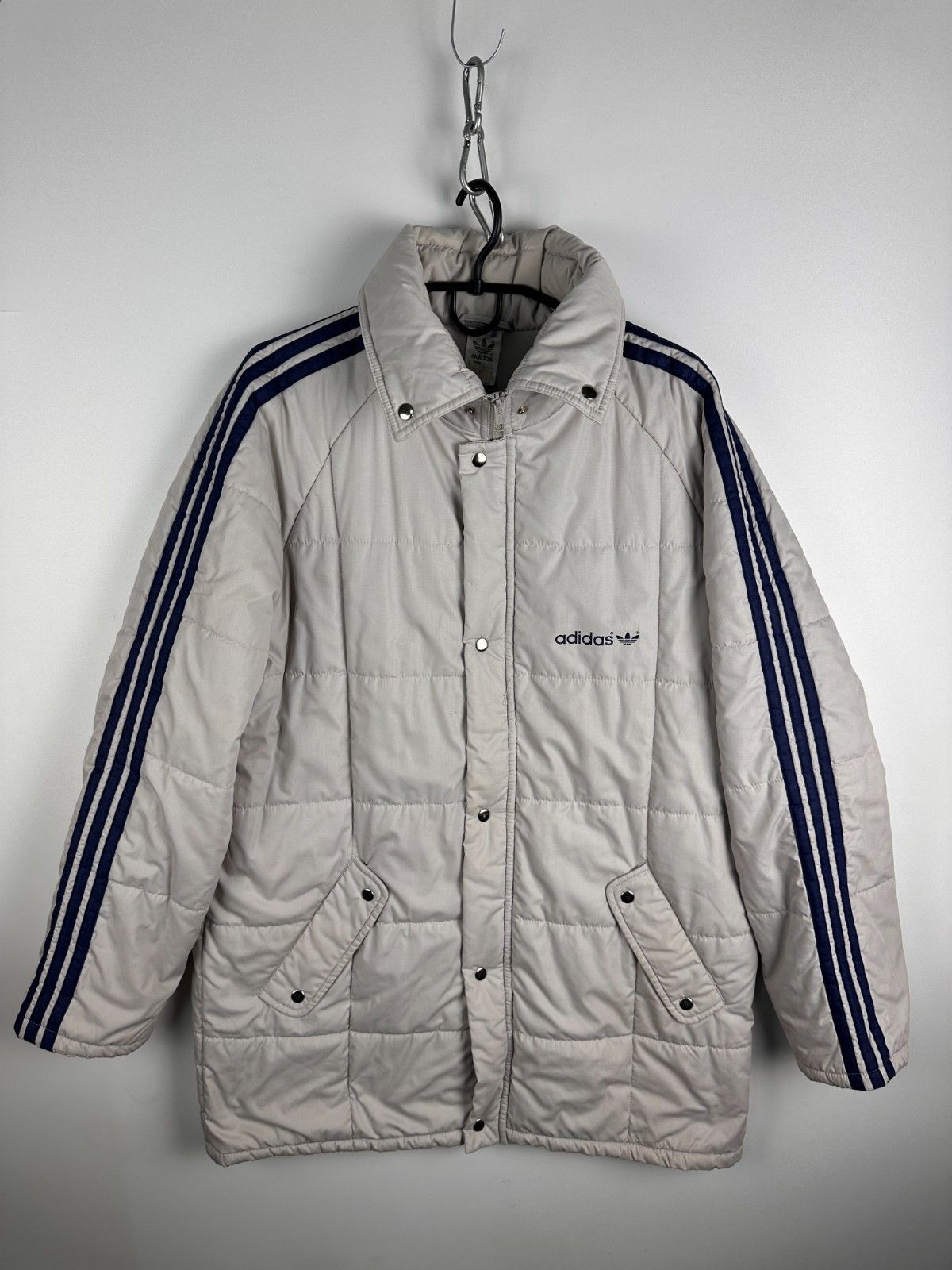 Adidas Adidas Vintage Parka Jacketr 90s White Mens Size M Size US S / EU 44-46 / 1 - 1 Thumbnail
