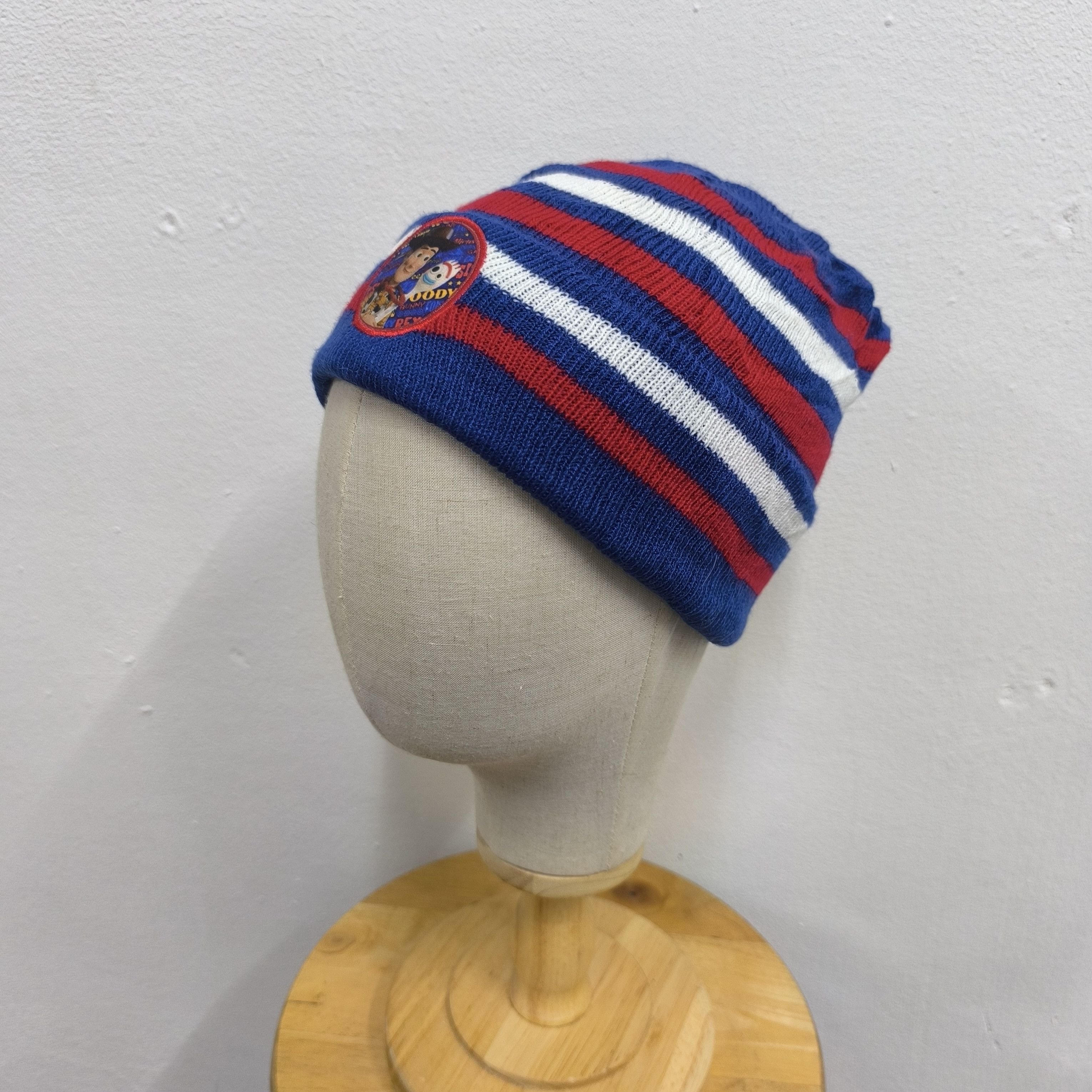 Cartoon Network ✨Disney toy story patch cartoon stripes beanie hat Size ONE SIZE - 2 Thumbnail