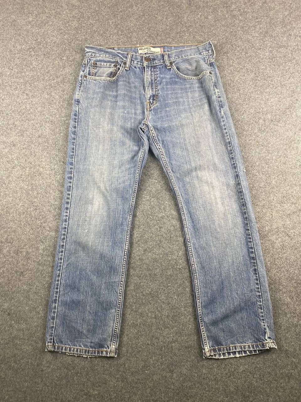 Levi's levis 569 relaxed straight distressed denim Size US 34 / EU 50 - 8 Thumbnail