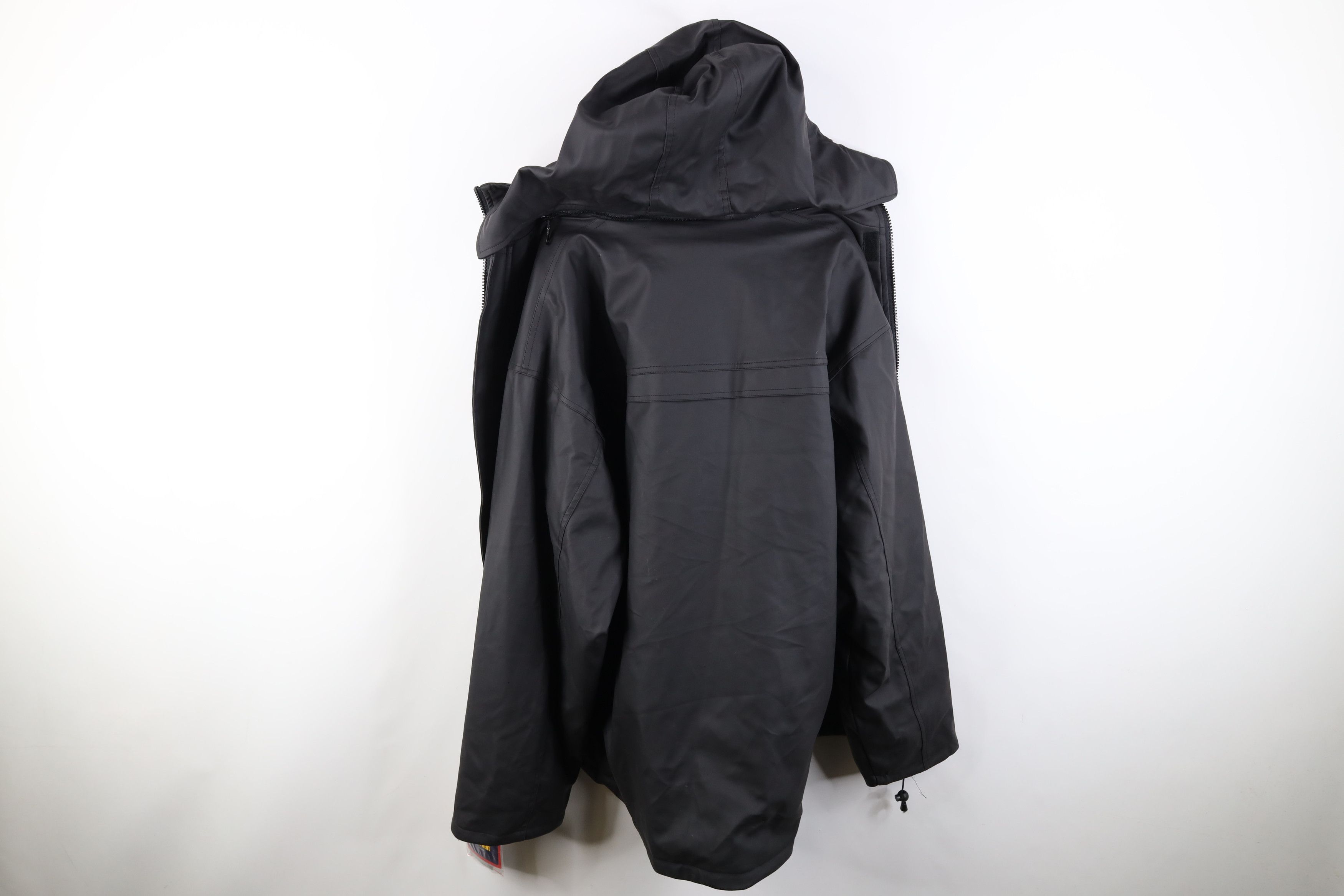Vintage Deadstock Vintage 90s Streetwear Waterproof Hooded Jacket Size US XXL / EU 58 / 5 - 11 Thumbnail