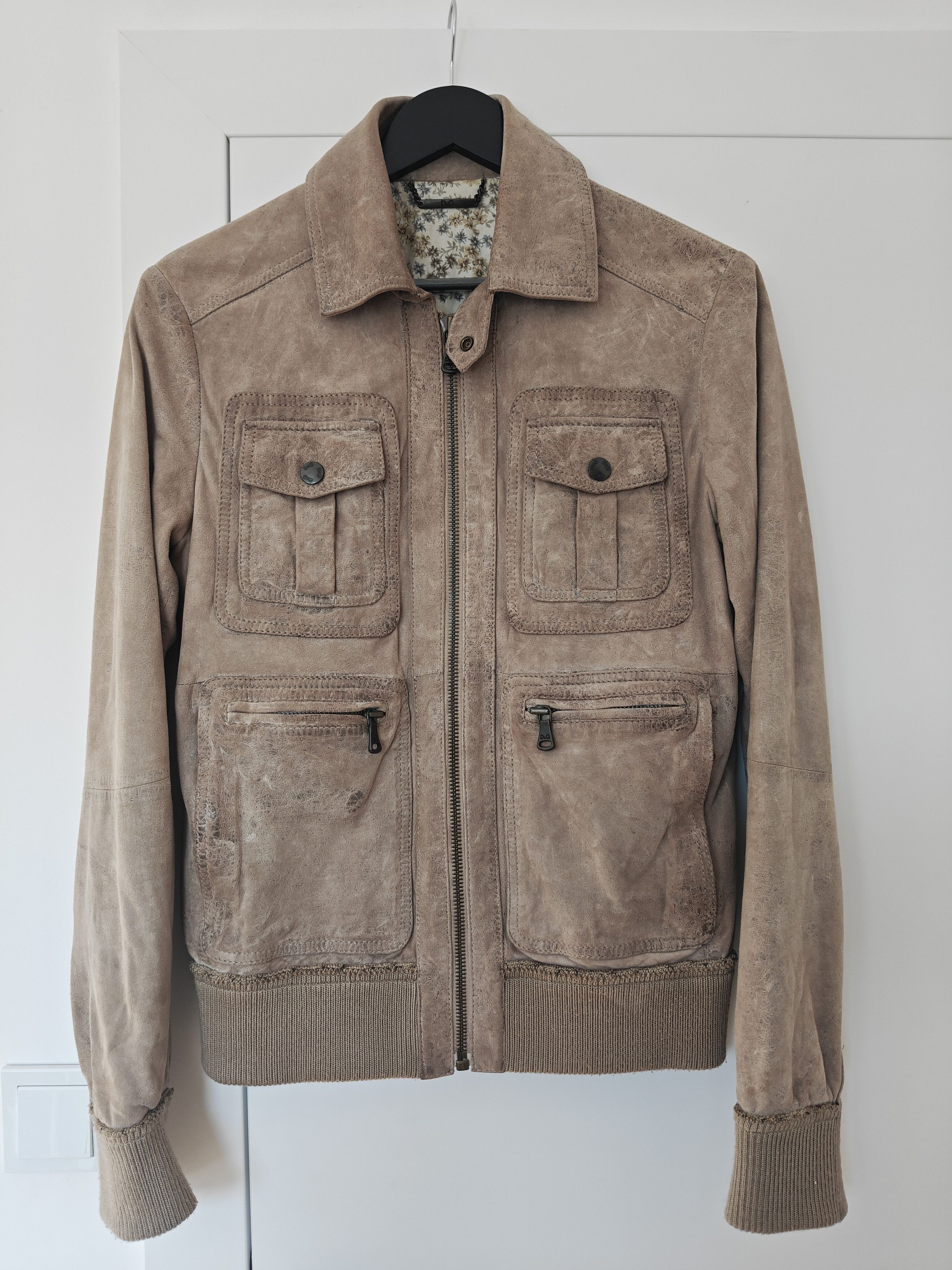 Dolce & Gabbana vintage Dolce & Gabbana waxed goatskin jacket Size US S / EU 44-46 / 1 - 1 Thumbnail
