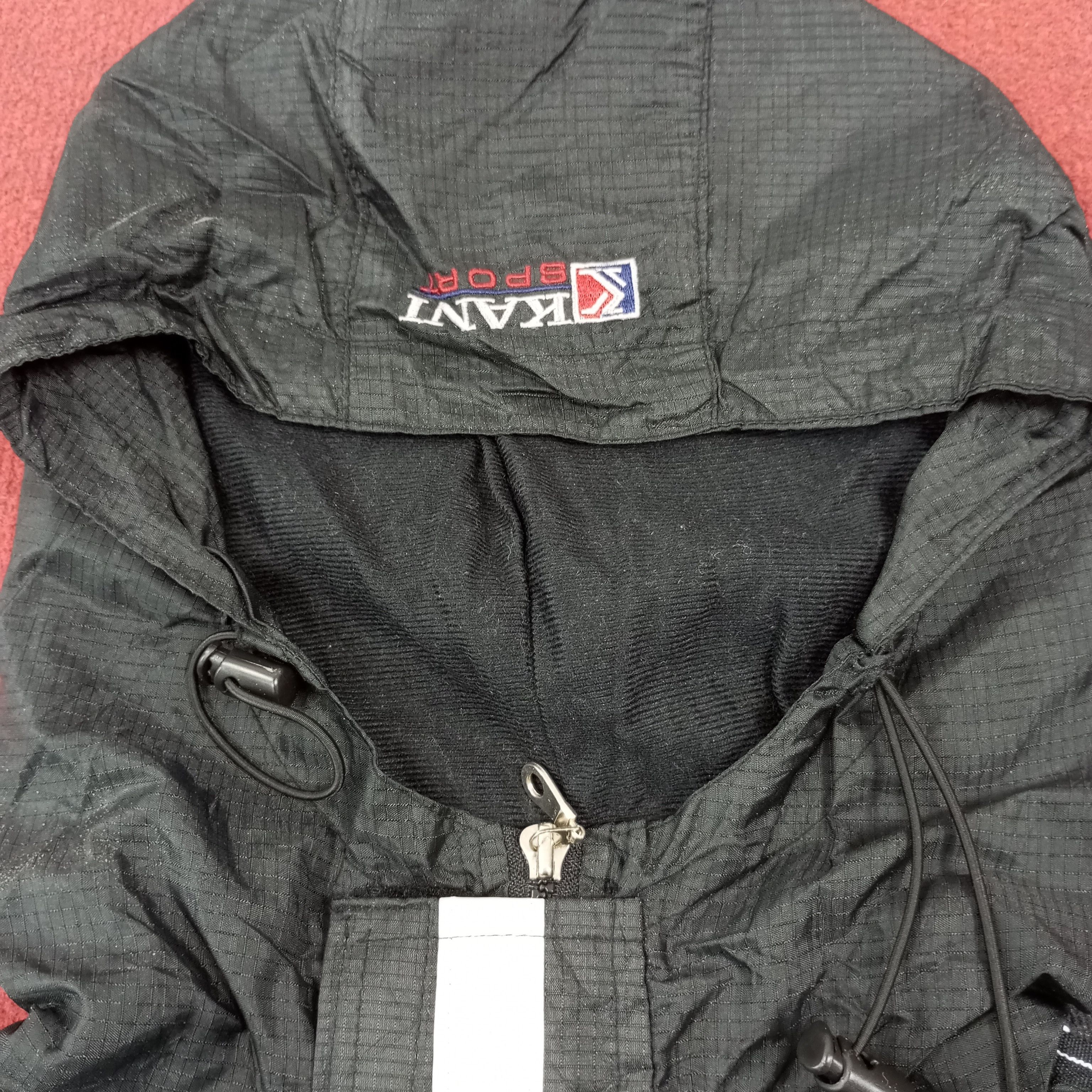 Karl Kani × Vintage Karl Kani Jeans Big Spellout Design Windbreaker Jacket Size US XXL / EU 58 / 5 - 4 Thumbnail