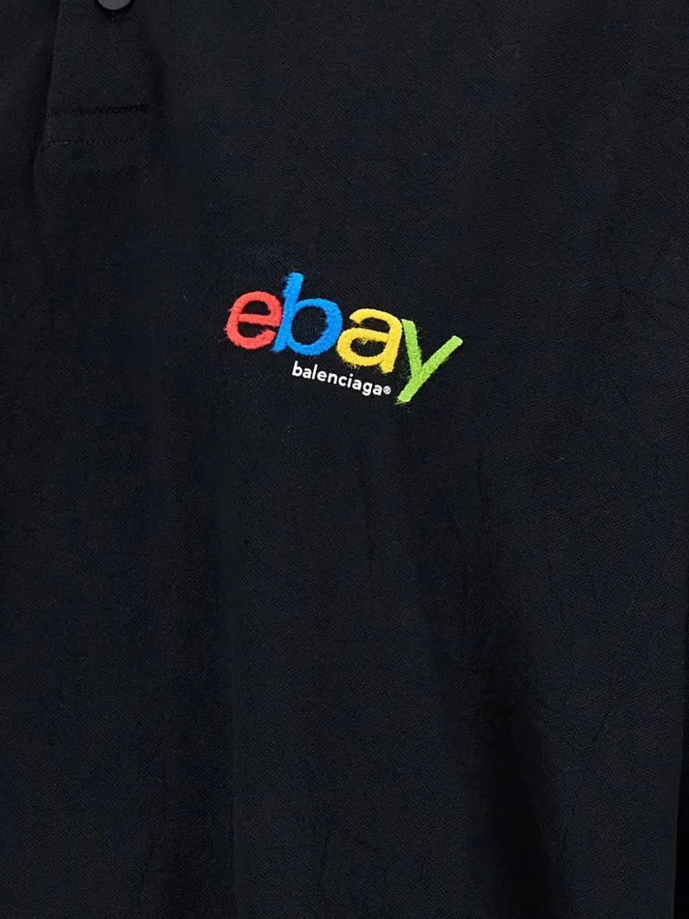 Balenciaga × eBay o1tr1nto1025 Ebay Polo Shirt in Black Size US L / EU 52-54 / 3 - 4 Thumbnail