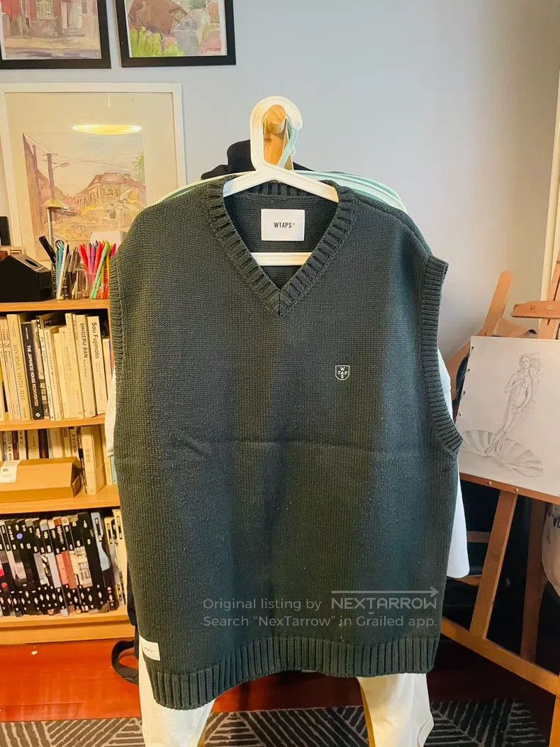 Wtaps Wtaps Letter Knit Vest Size US XL / EU 56 / 4 - 3 Thumbnail