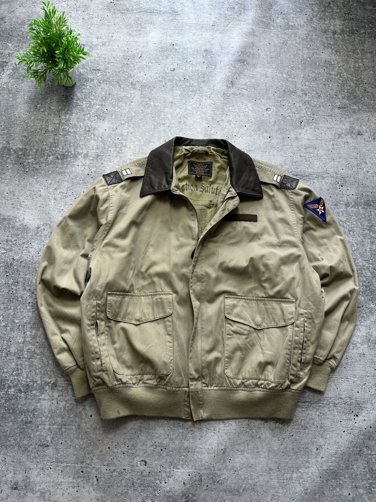 Cockpit USA Cockpit U.S.A. Military A-2 Army Utility Field Jacket Y2K Size US XL / EU 56 / 4 - 2 Thumbnail