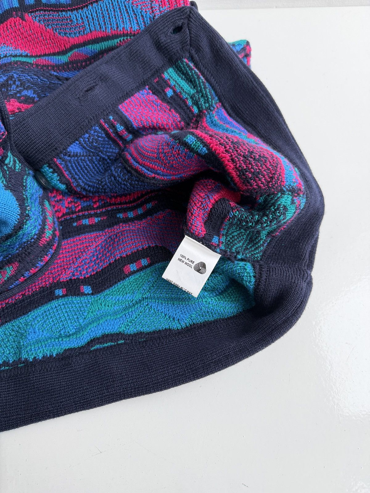 Coogi Vintage Coogi Wool Vest, 90s 3D Knit, Size L, New With Tag Size US L / EU 52-54 / 3 - 9 Thumbnail