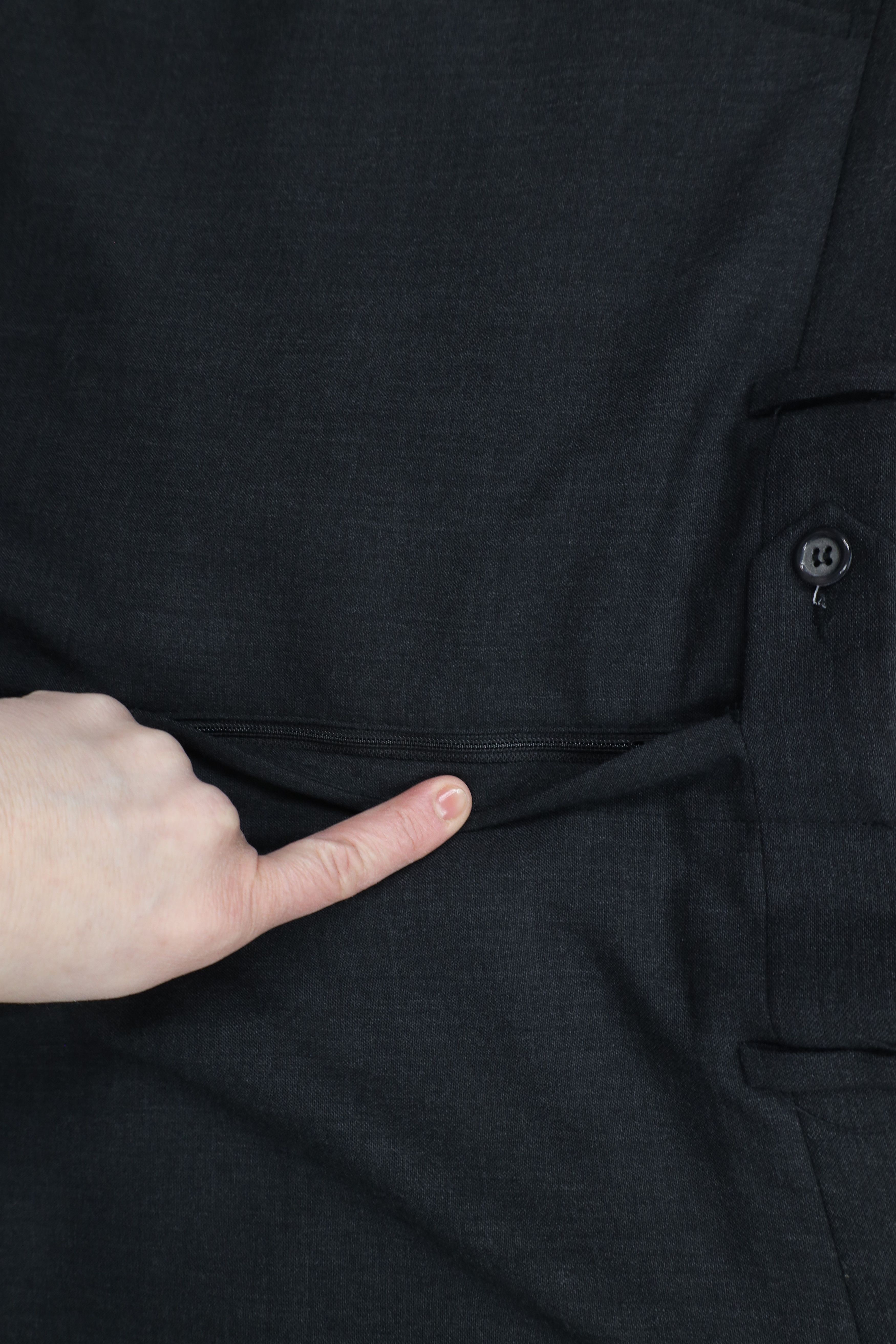Vintage Vintage 90s Streetwear Wide Leg Chino Pants Charcoal Gray Size US 38 / EU 54 - 6 Thumbnail