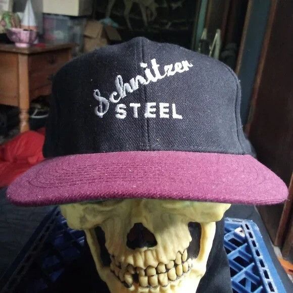 Other Deadstock Vintage Schnitzer Steel Snap Hat Cap Size ONE SIZE - 1 Thumbnail