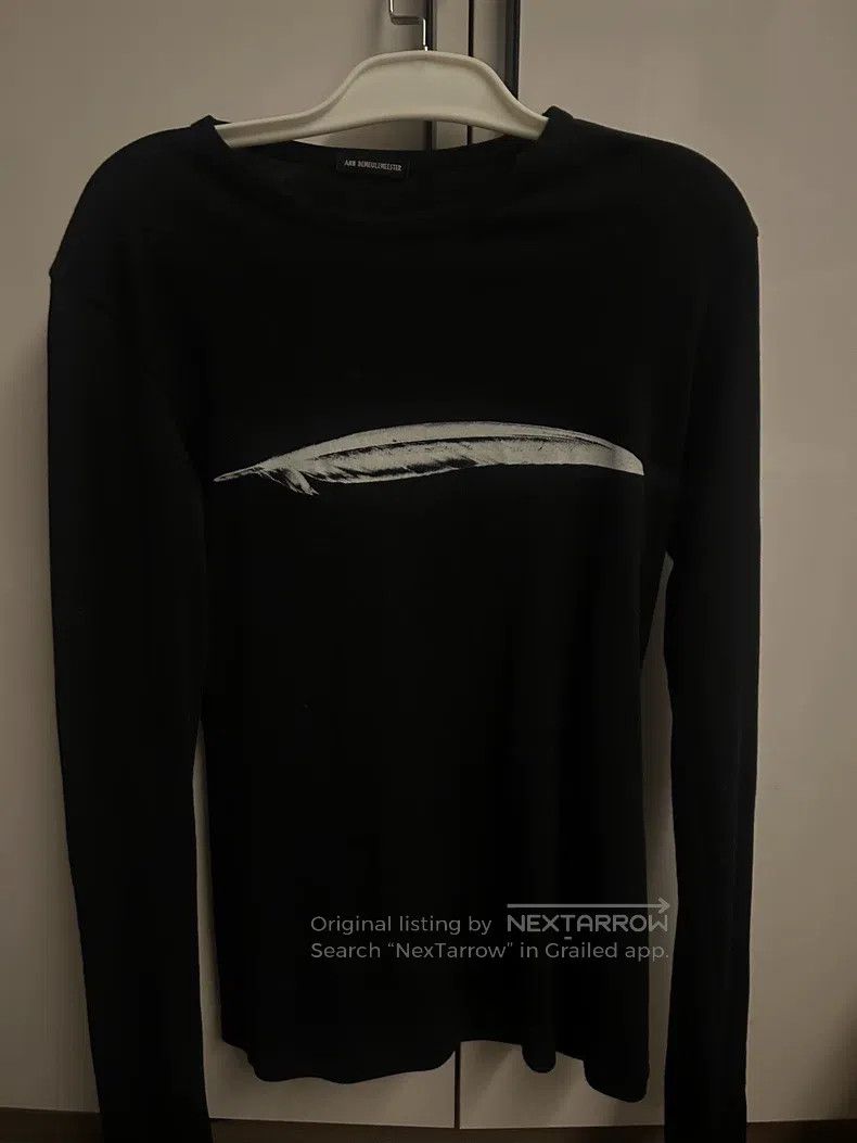 Ann Demeulemeester Ann Demeulemeester Size M feather print top Size M / US 6-8 / IT 42-44 - 1 Thumbnail