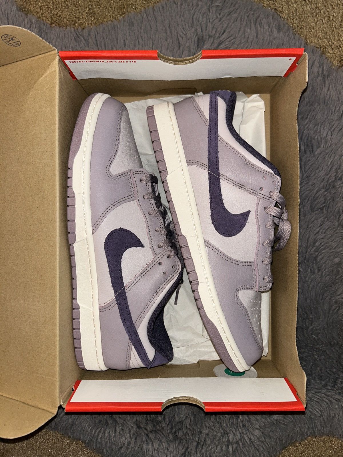 Nike NEW Nike Dunk Low ‘Light Violet’ ‘Dark Raisin’ SZ 11 Size US 11 / EU 44 - 1 Thumbnail