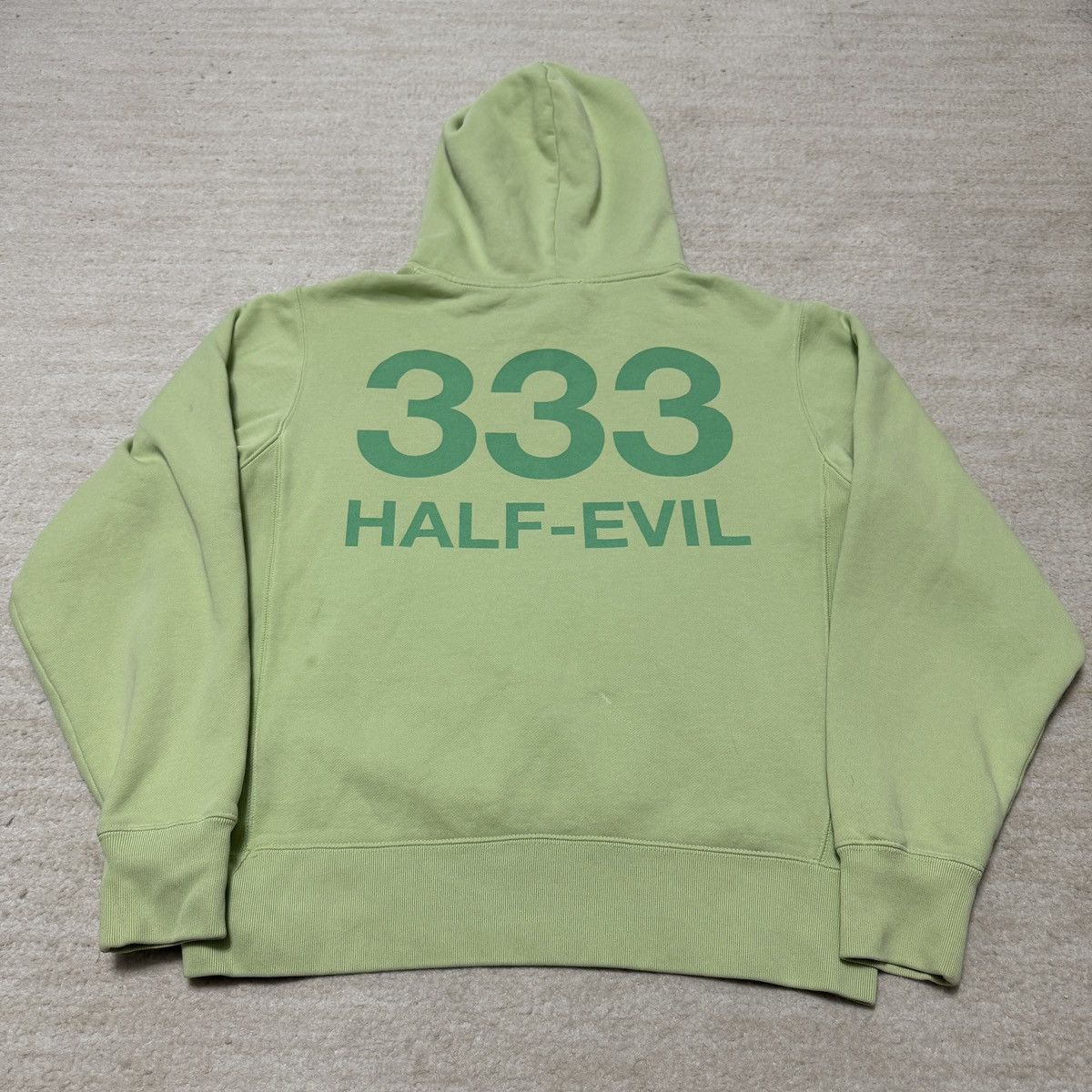 Half Evil Half Evil 333 Hoodie Matcha Green Distressed Heavyweight Size US M / EU 48-50 / 2 - 1 Thumbnail