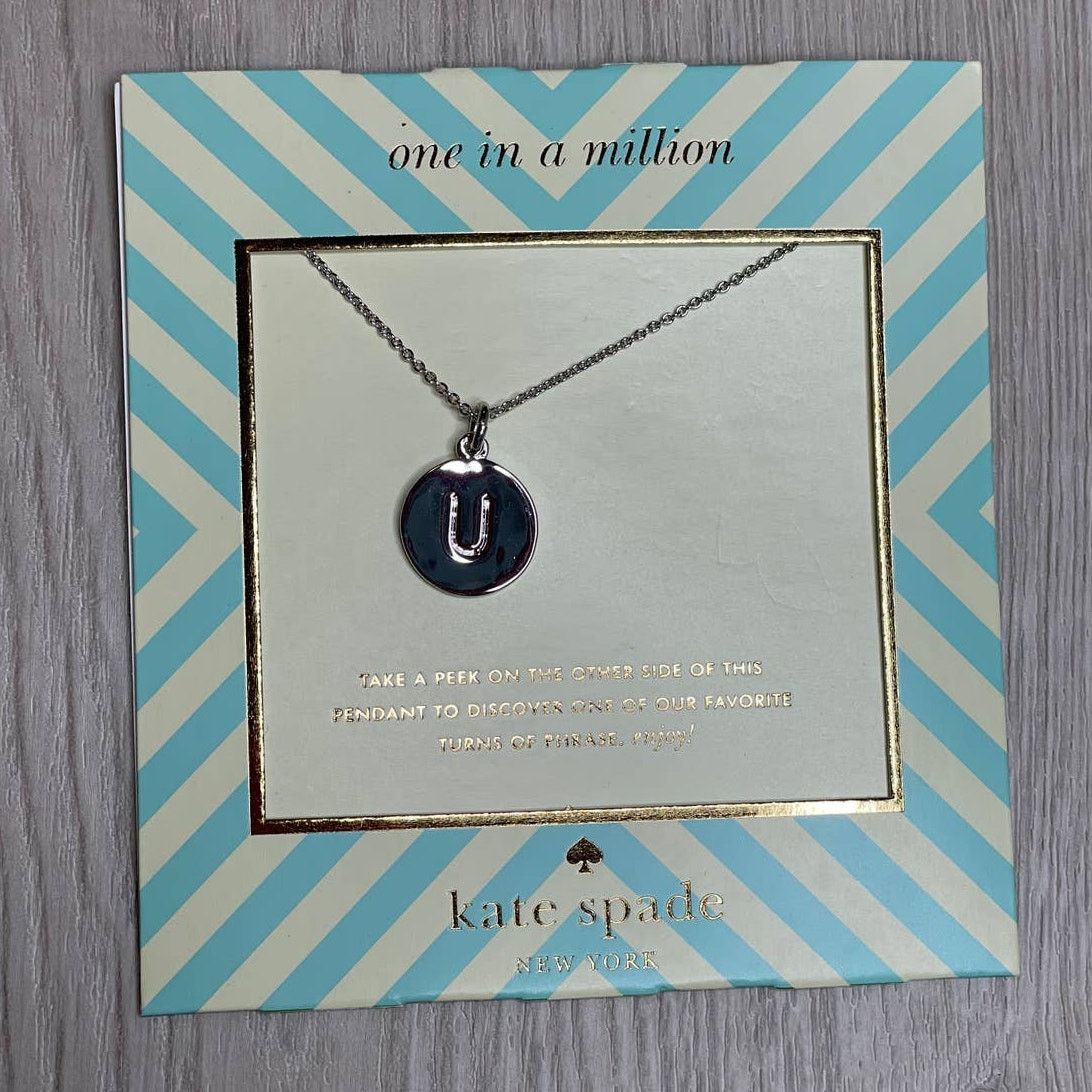 Kate Spade Kate Spade 'One in a million' Initial U Pendent Necklace Size ONE SIZE - 4 Thumbnail
