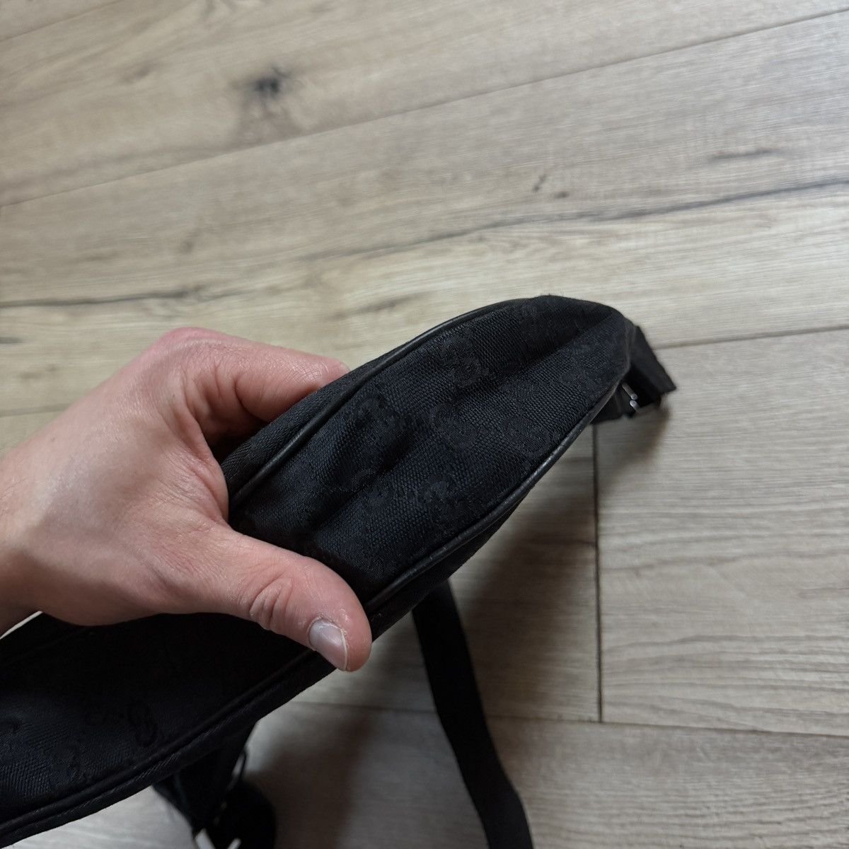 Gucci Shoulder Bag in Black with Monogram