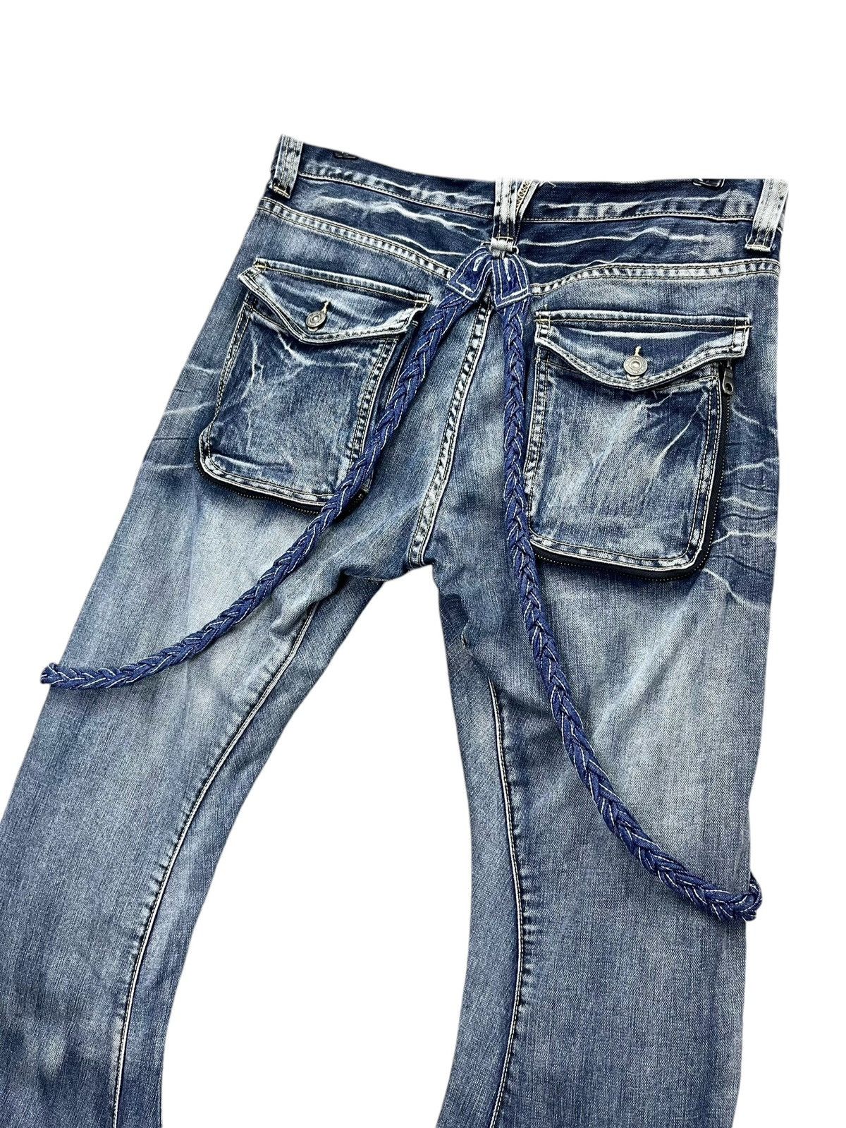 PPFM 🔥FYE🔥90’s PPFM Punk Curve Leg Custom Performance Jeans Size US 31 - 13 Thumbnail