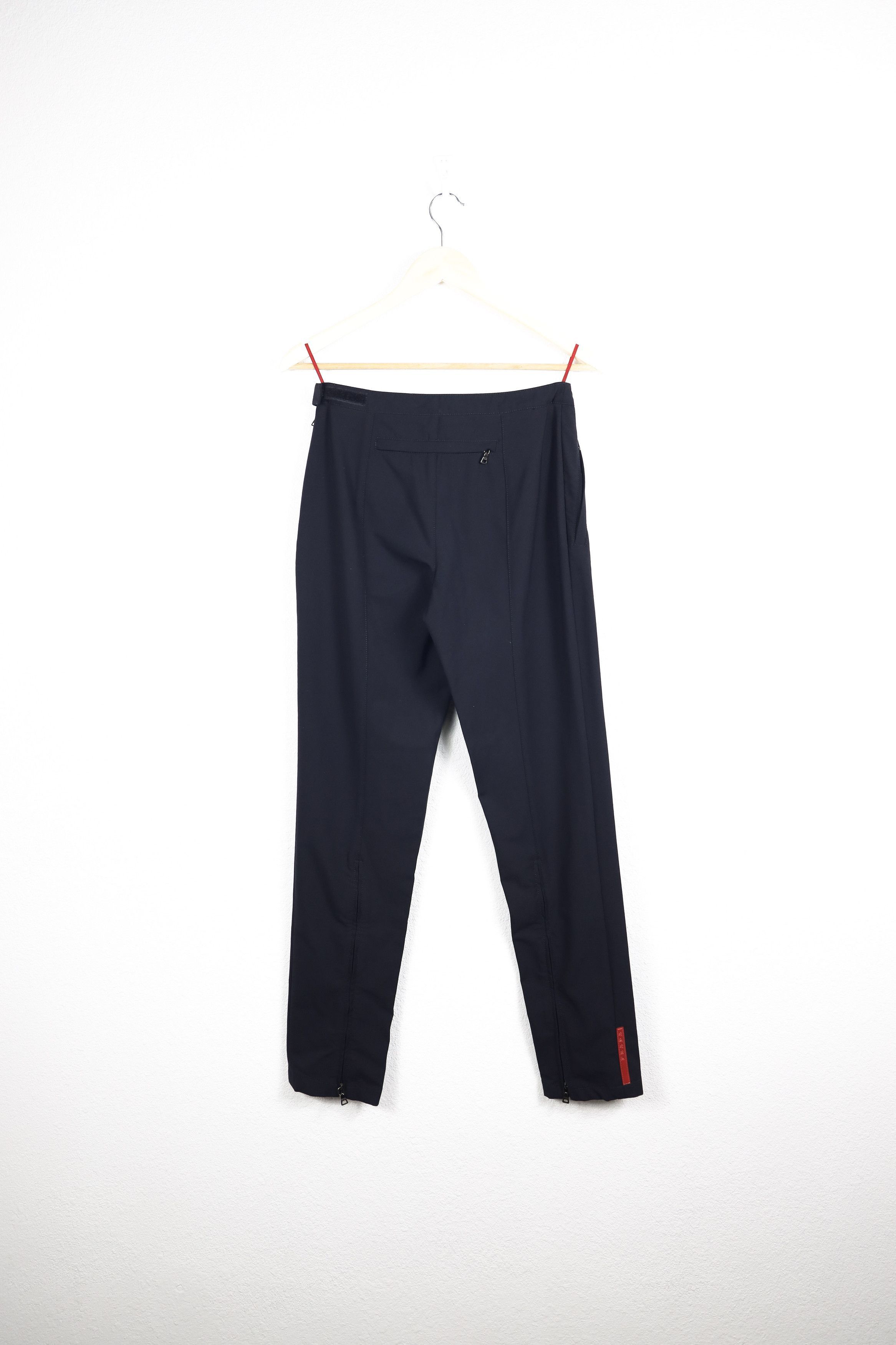 Prada Prada Red Tab Rubber Logo Nylon Track Pants Trousers Size 27" / US 4 / IT 40 - 6 Thumbnail