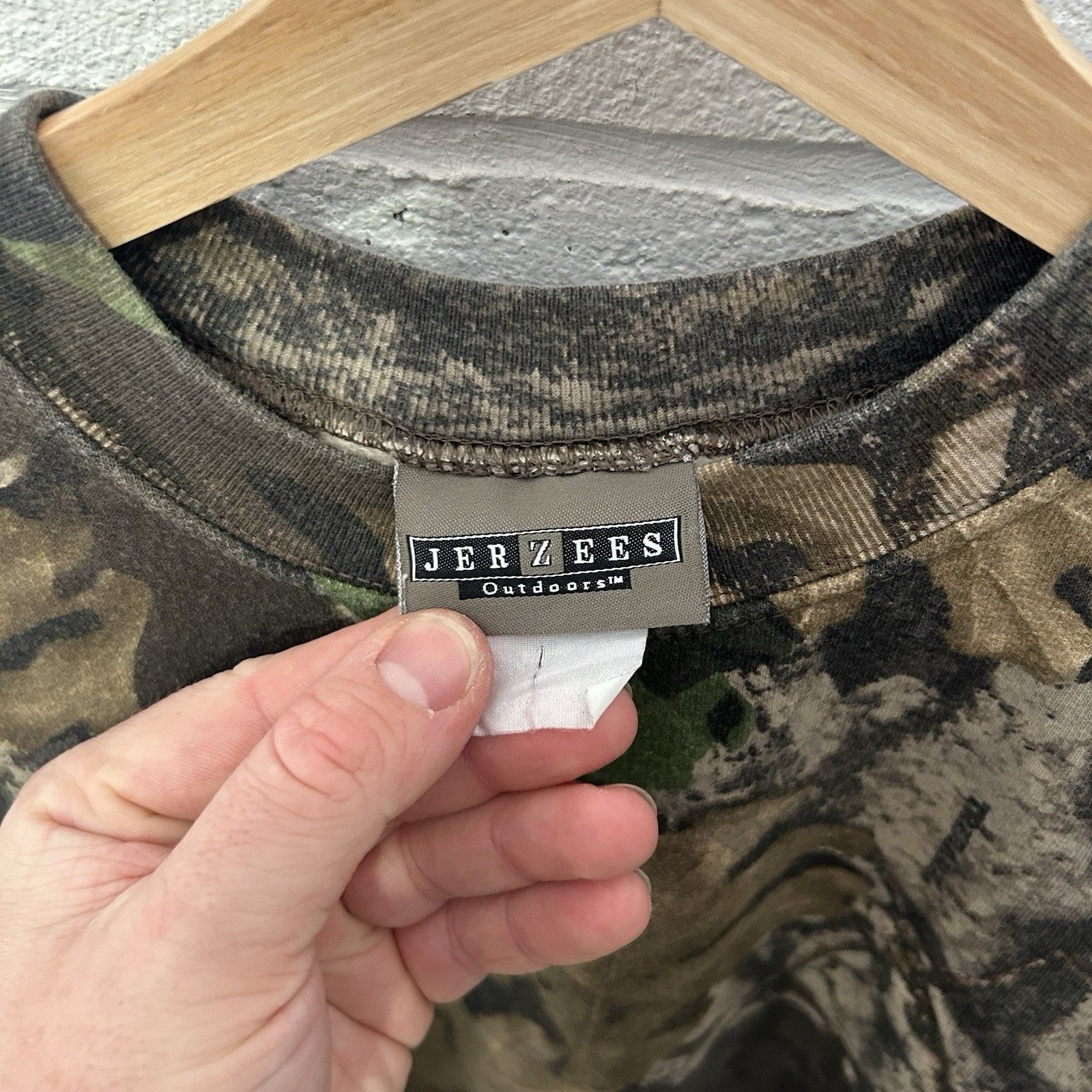 Jerzees Vintage Jerzees Outdoor Mossy Oak Camo Crewneck Sweatshirt Size US M / EU 48-50 / 2 - 9 Thumbnail