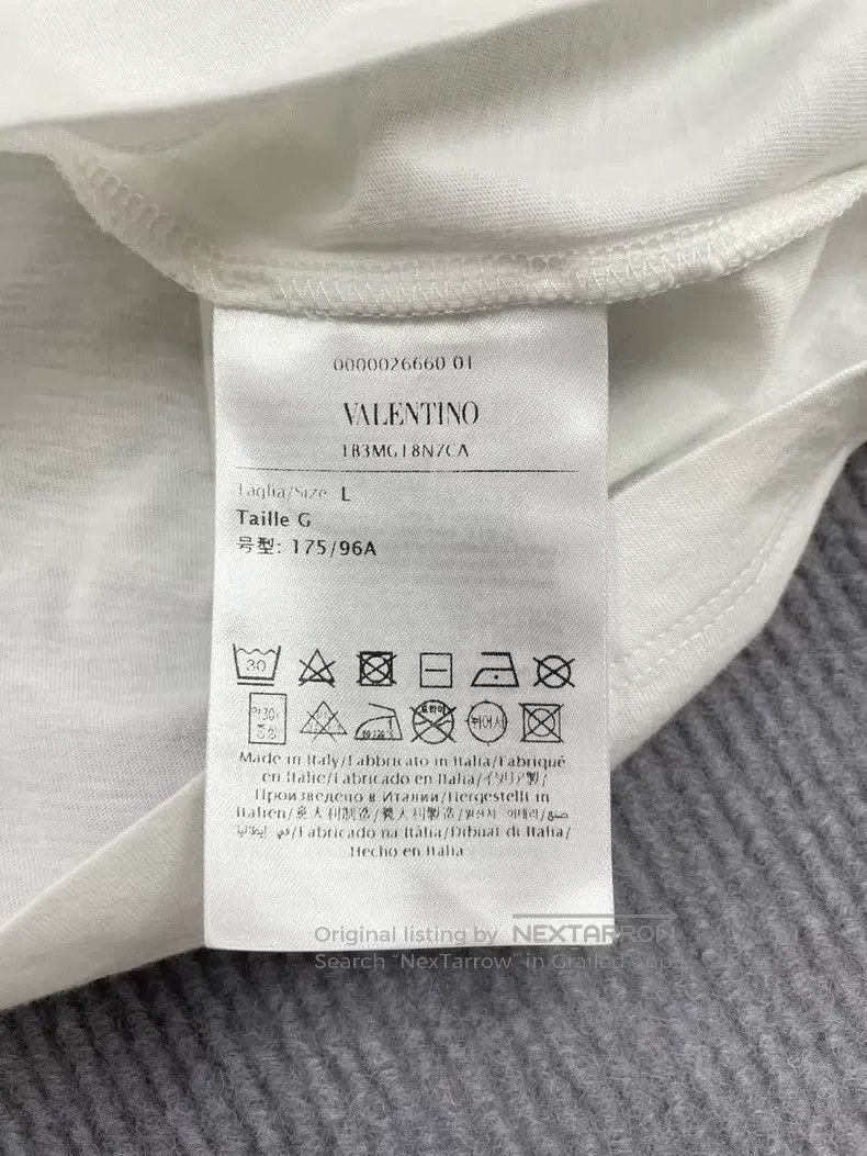 Valentino Valentino White printed short sleeves Size L / US 10 / IT 46 - 4 Thumbnail
