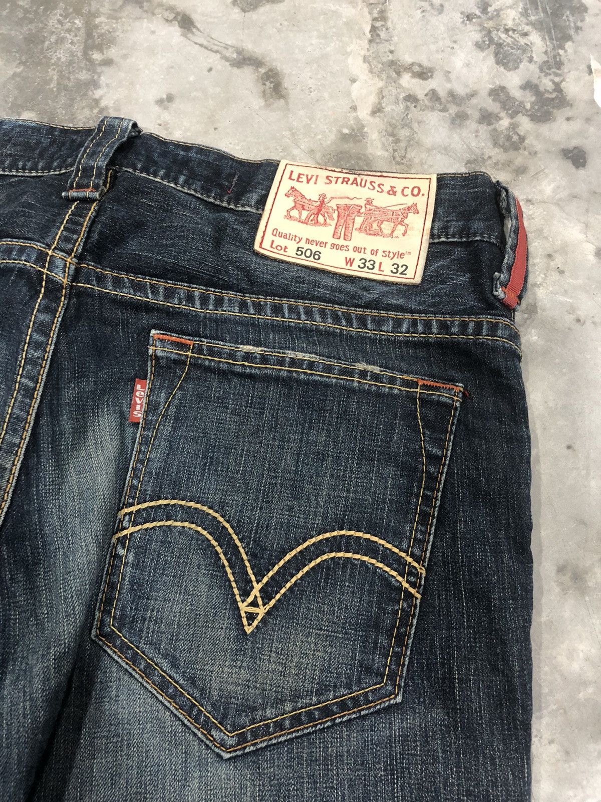 Levi's Made & Crafted Levi’s 506 Jeans crazy design Size US 30 / EU 46 - 7 Thumbnail