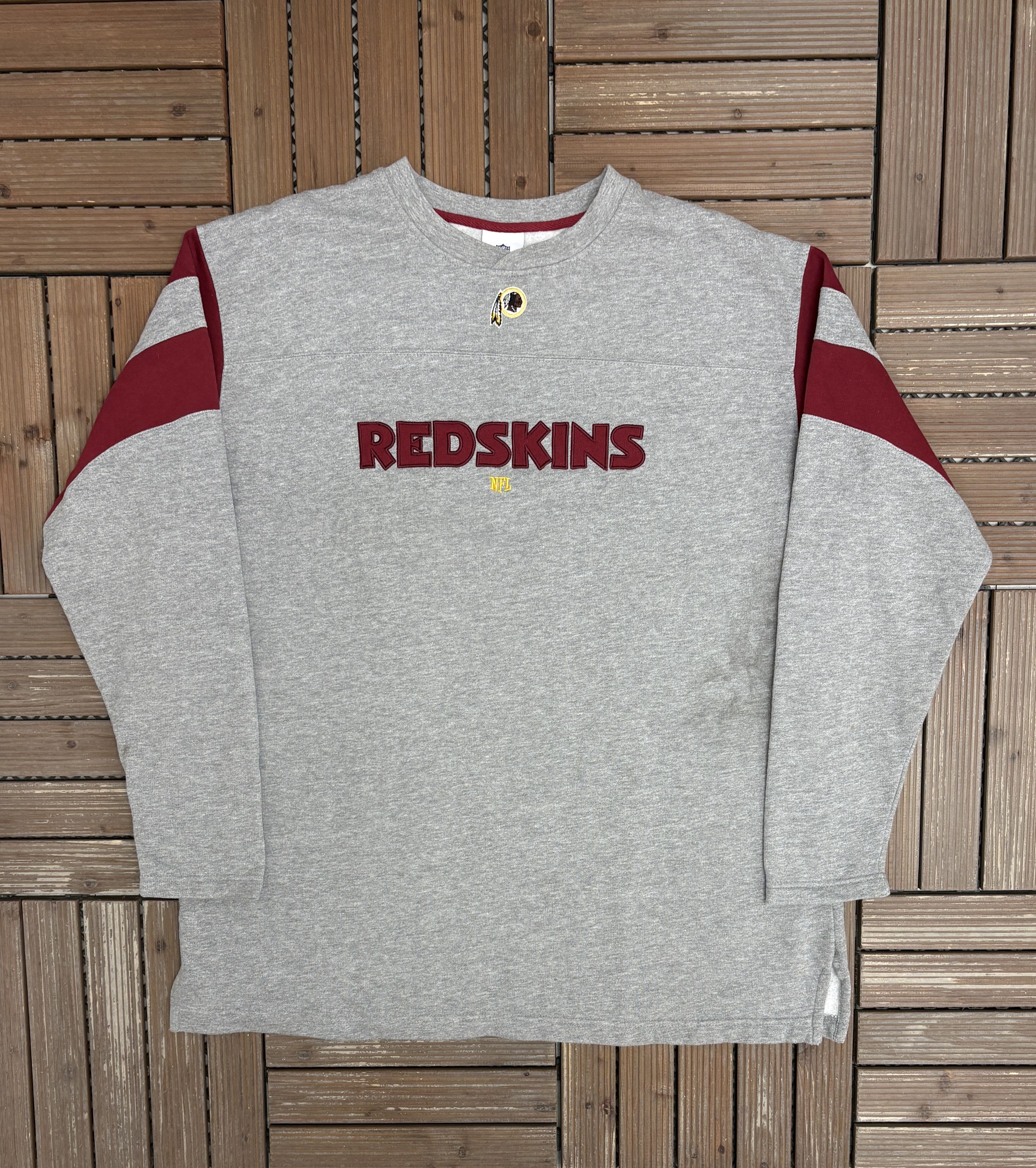 Vintage Washington Redskins Vintage Grey Crewneck Sweater Size US XL / EU 56 / 4 - 1 Thumbnail