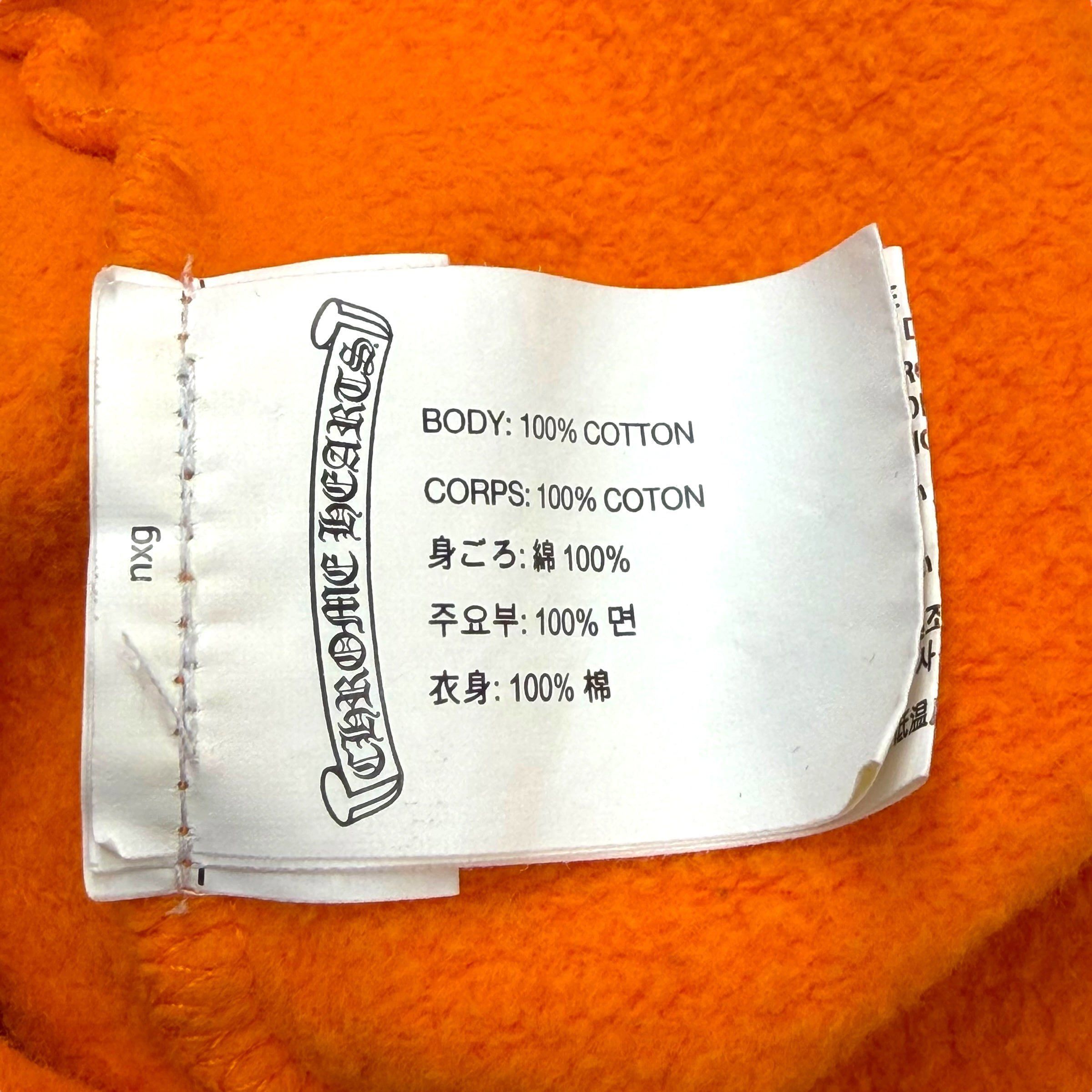 Chrome Hearts Chrome Hearts Off-White Scroll Orange Hoodie XL Size US XL / EU 56 / 4 - 6 Thumbnail