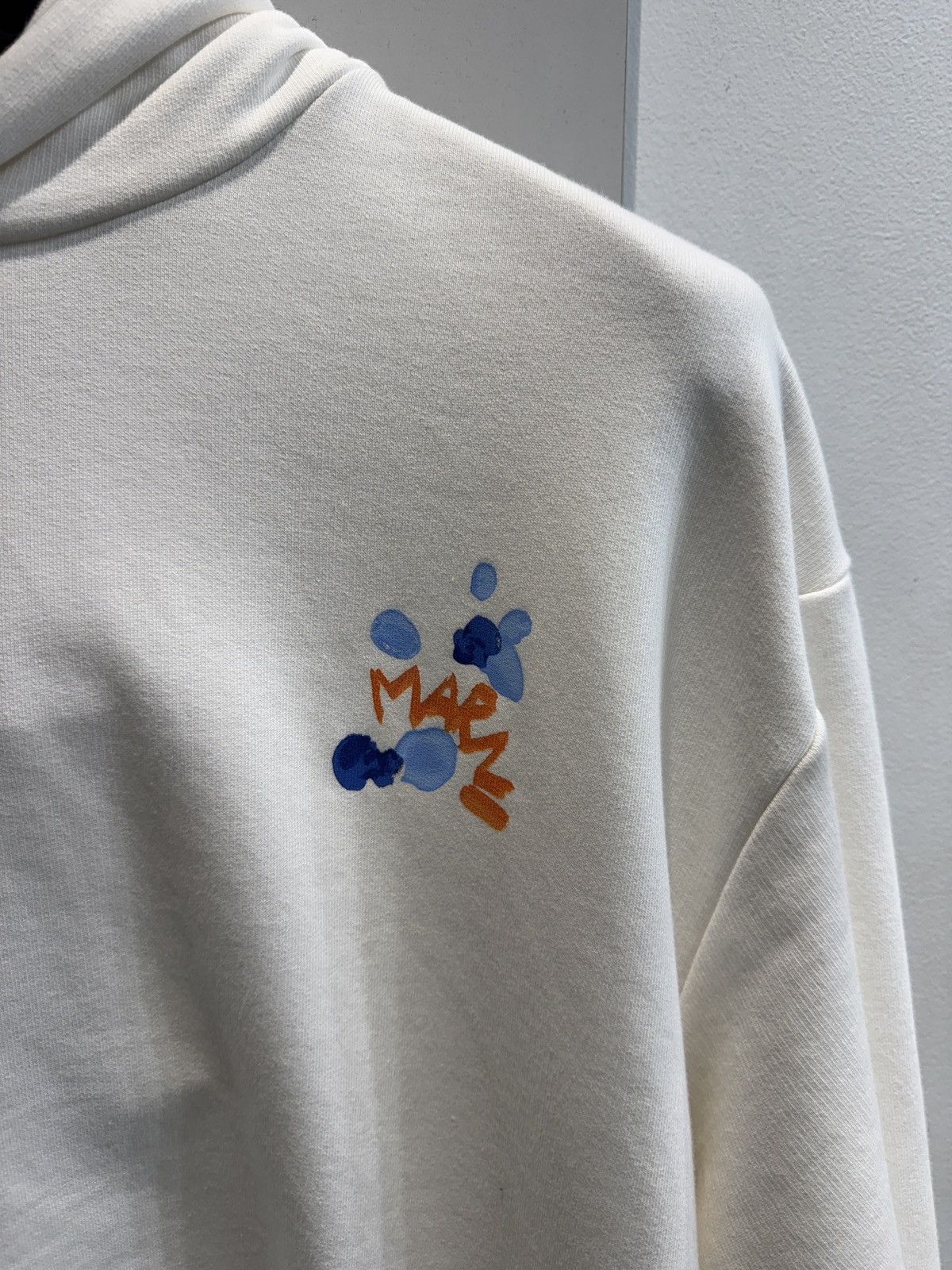 Marni Last Size Marni Logo Graphic Printed Cotton Hoodie Size US XL / EU 56 / 4 - 3 Thumbnail