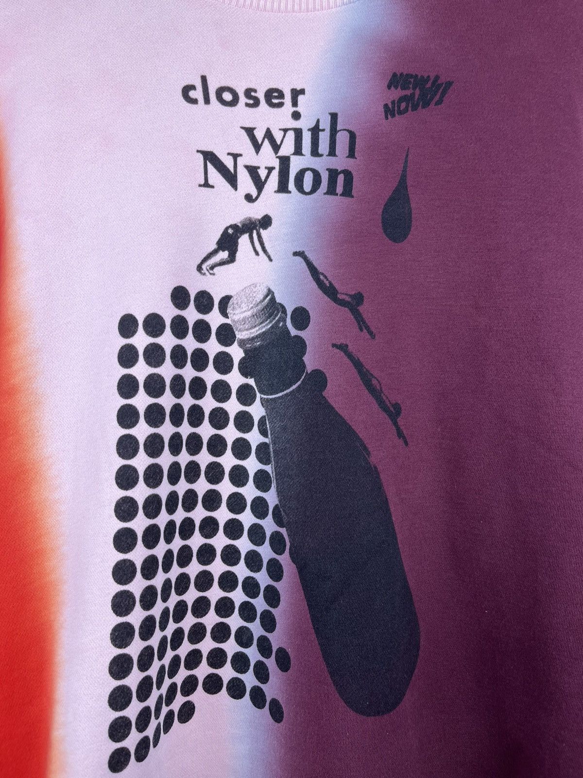 Raf Simons Raf Simons S/S 14 Closer With Nylon Dip Dye T-Shirt Size US M / EU 48-50 / 2 - 3 Thumbnail